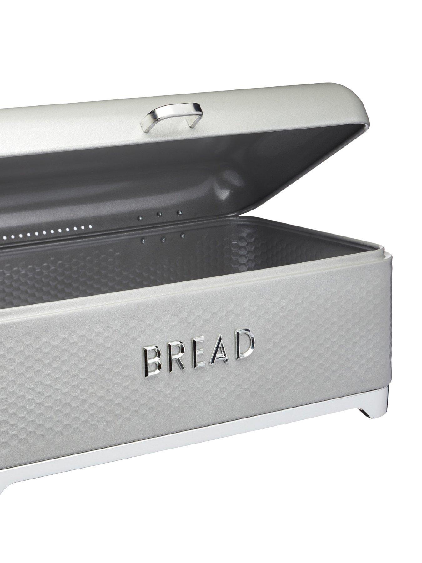 Image 2 of 4 of KitchenCraft &nbsp;Lovello Bread Bin in Shadow Grey &ndash; 42 x 22 x 18 cm
