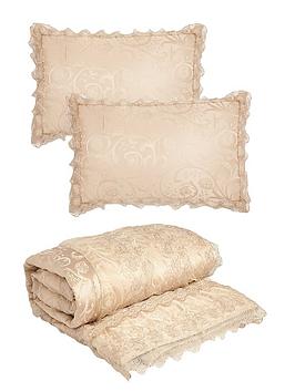 patience-bedspread-throw-and-pillow-shams-gold