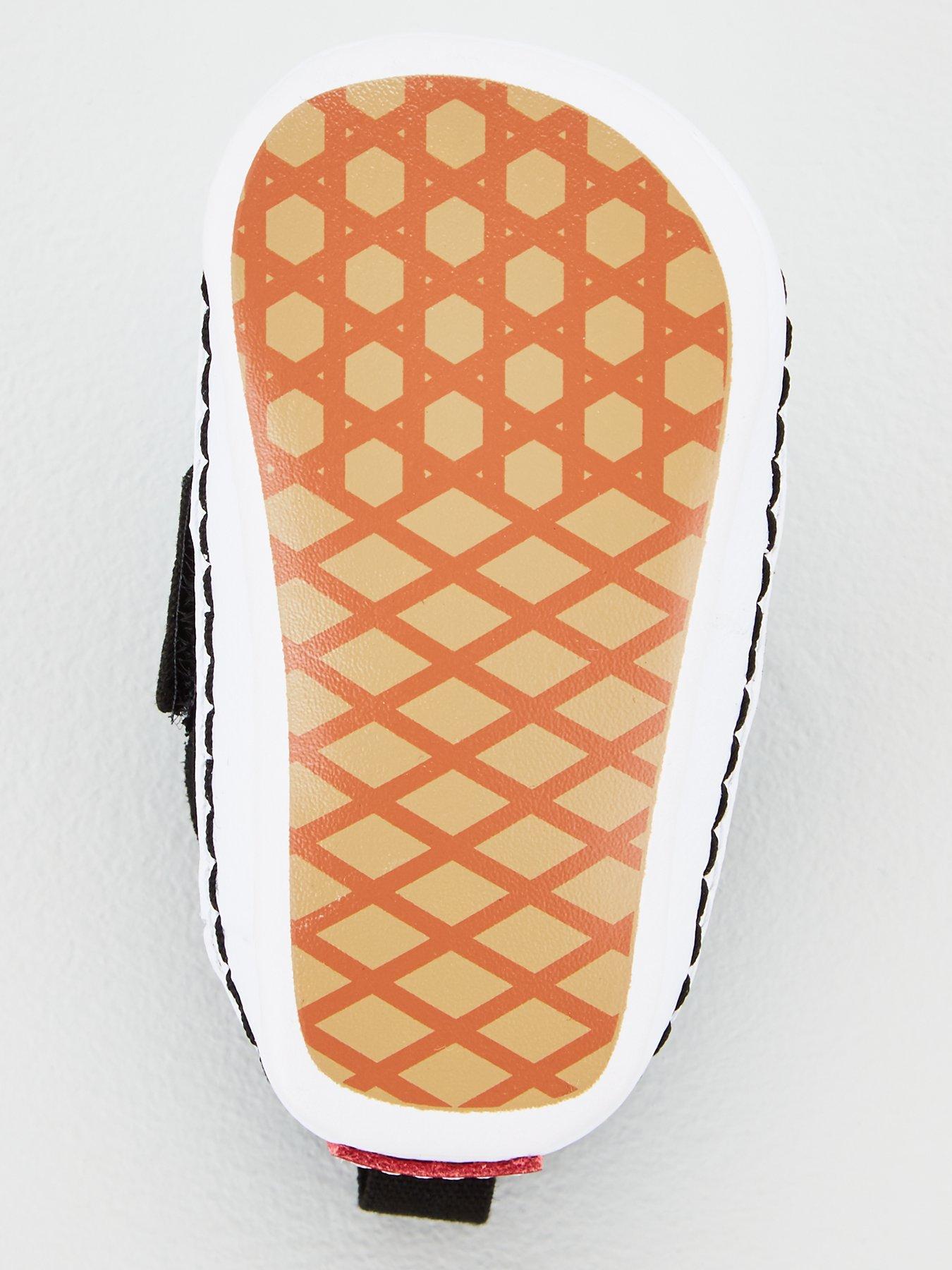 Image 5 of 6 of Vans Baby Unisex Slip-On Checkerboard Crib Trainer - Black/White