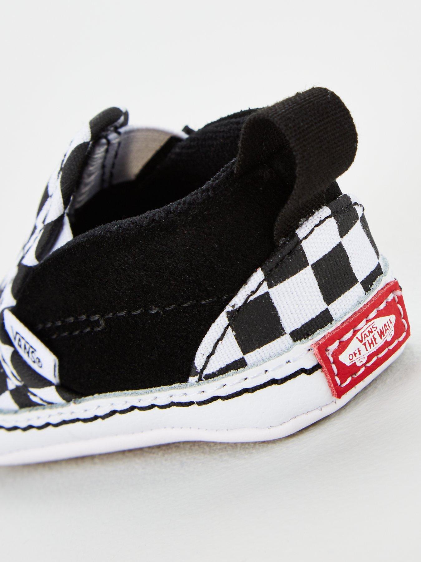 Image 6 of 6 of Vans Baby Unisex Slip-On Checkerboard Crib Trainer - Black/White