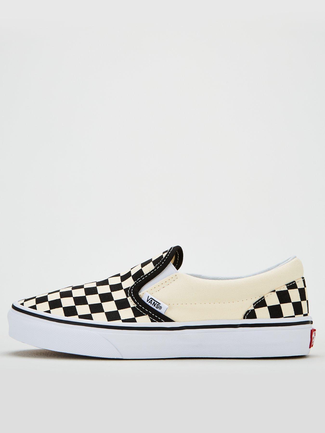 Double clearance checkerboard vans