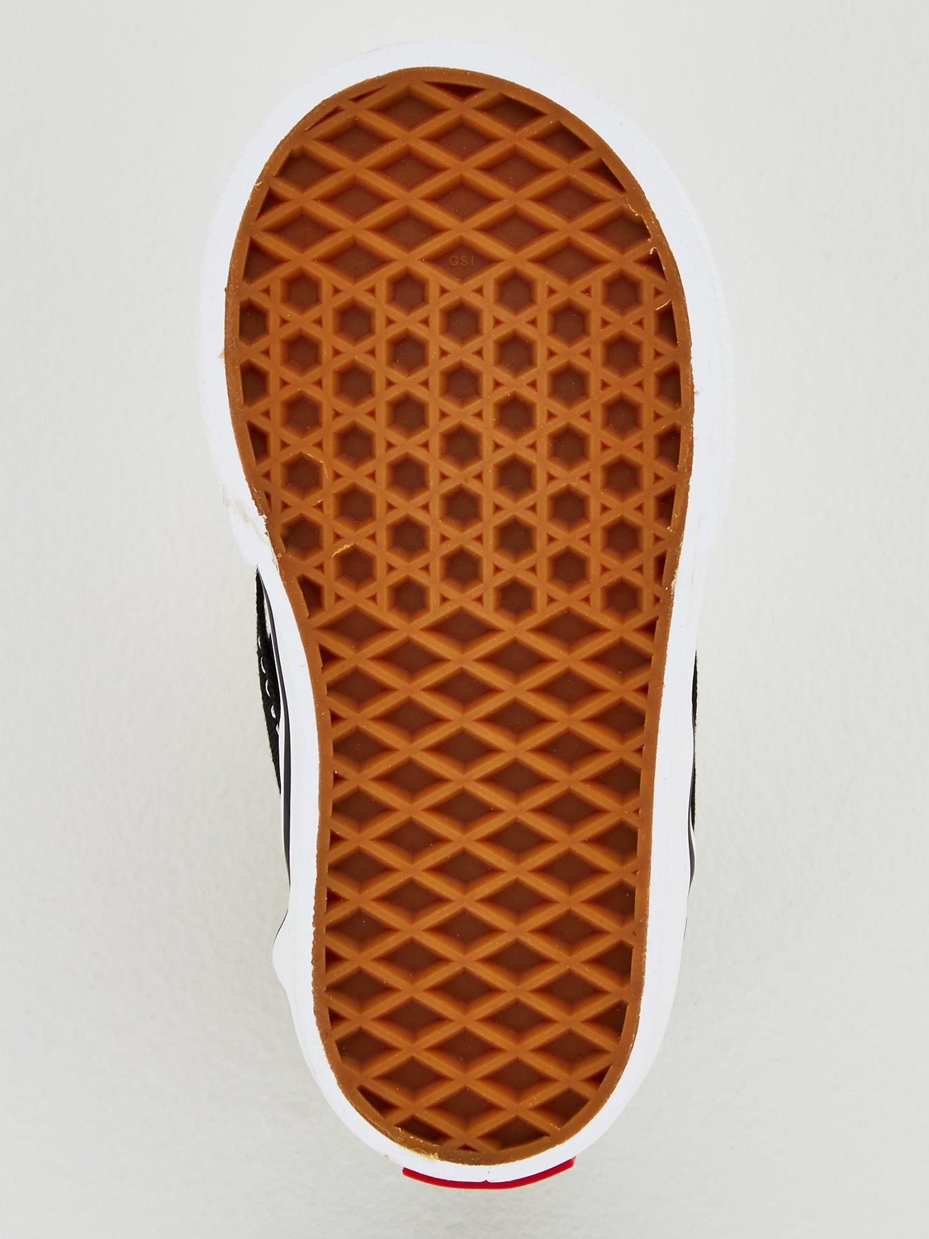 Image 5 of 6 of Vans Infant Unisex Classic Slip-On Checkerboard Trainer - Black/White
