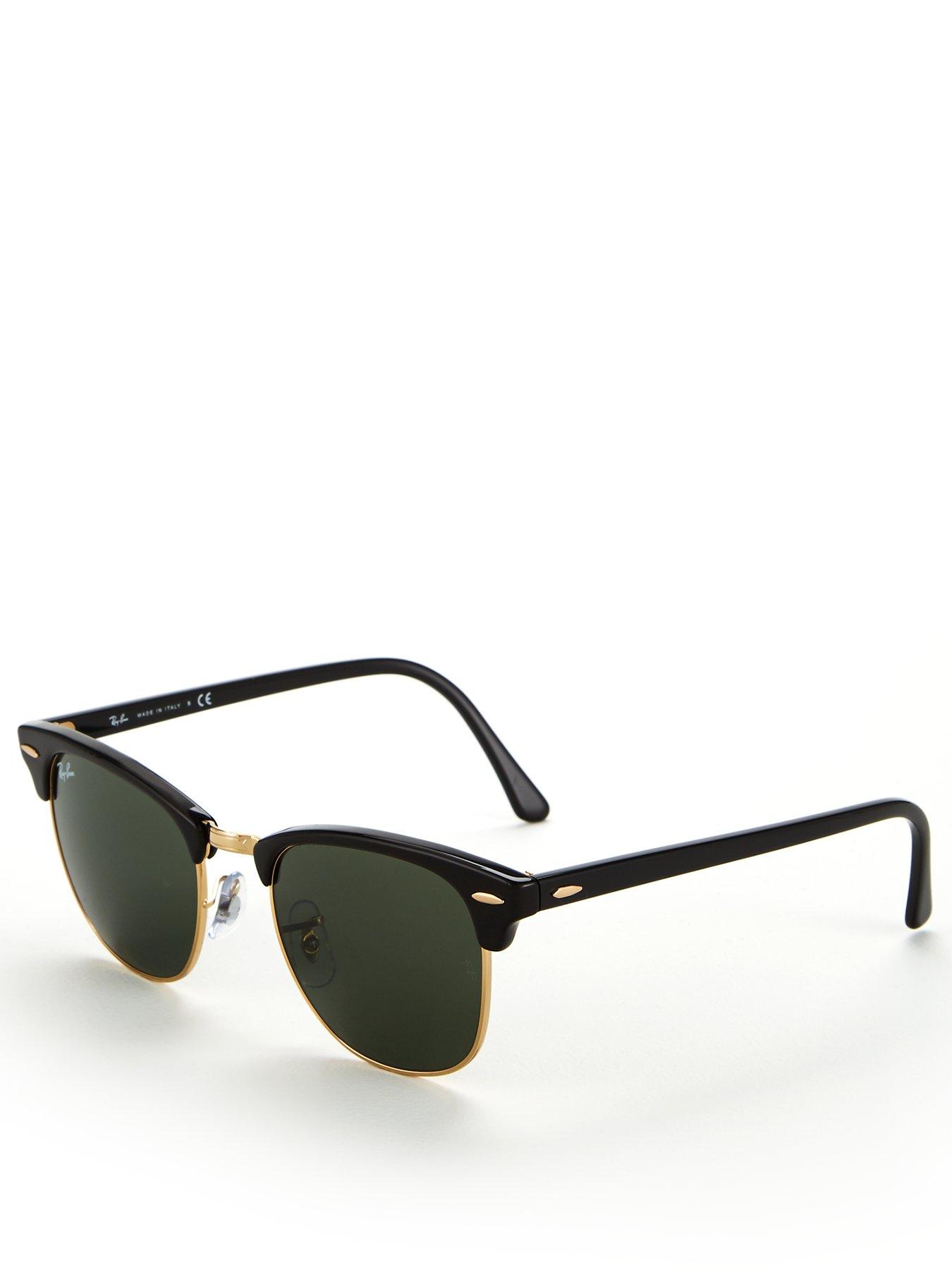 Image 1 of 4 of Ray-Ban Clubmaster&nbsp;Sunglasses - Ebony/Arista