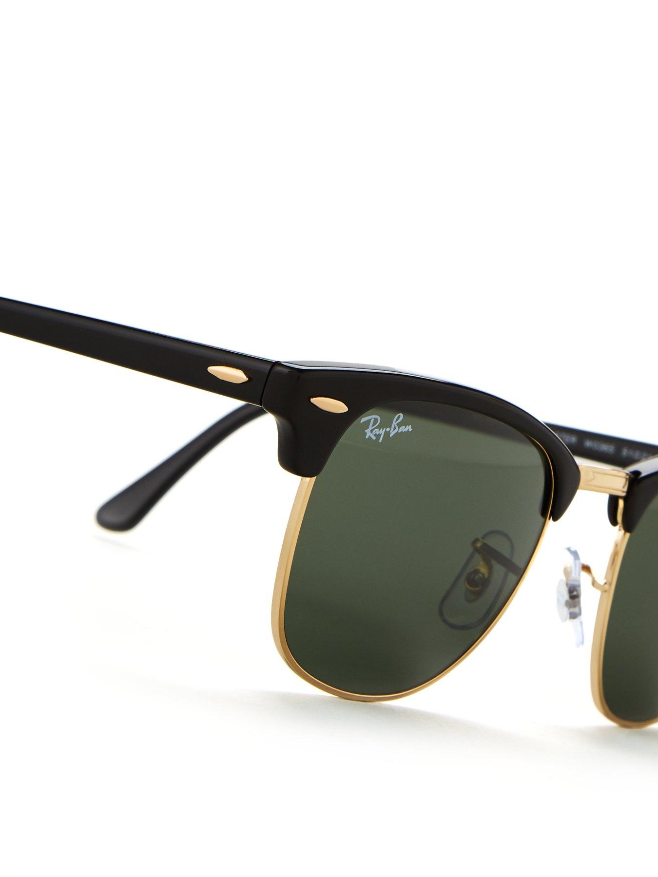 Image 2 of 4 of Ray-Ban Clubmaster&nbsp;Sunglasses - Ebony/Arista