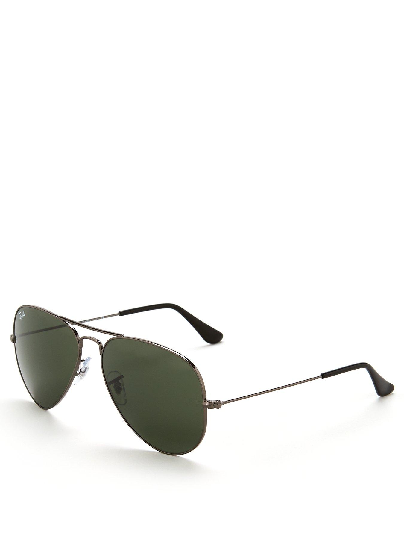 Ray-Ban Aviator Sunglasses - Gunmetal