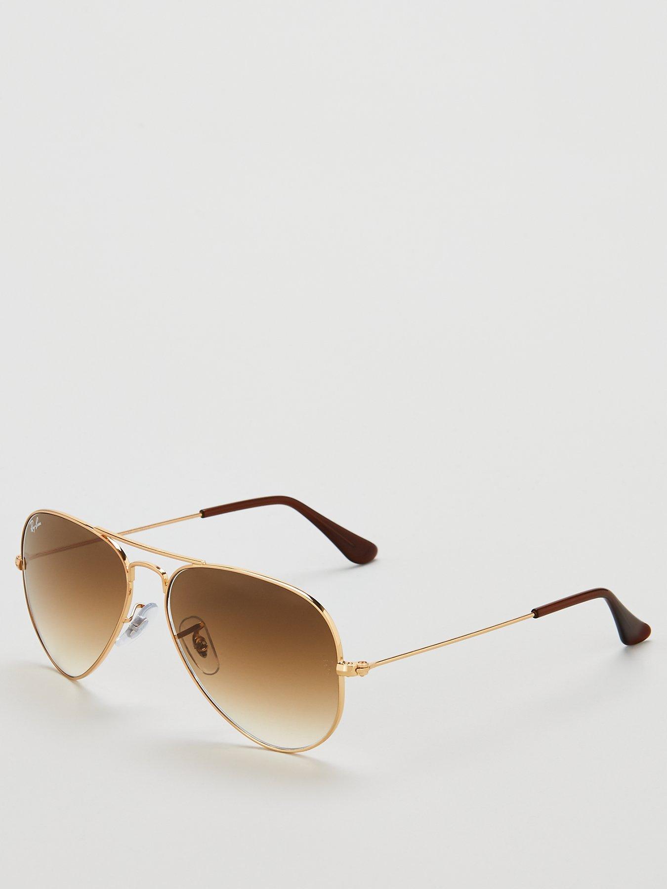 Image 1 of 4 of Ray-Ban Aviator&nbsp;Sunglasses - Gold