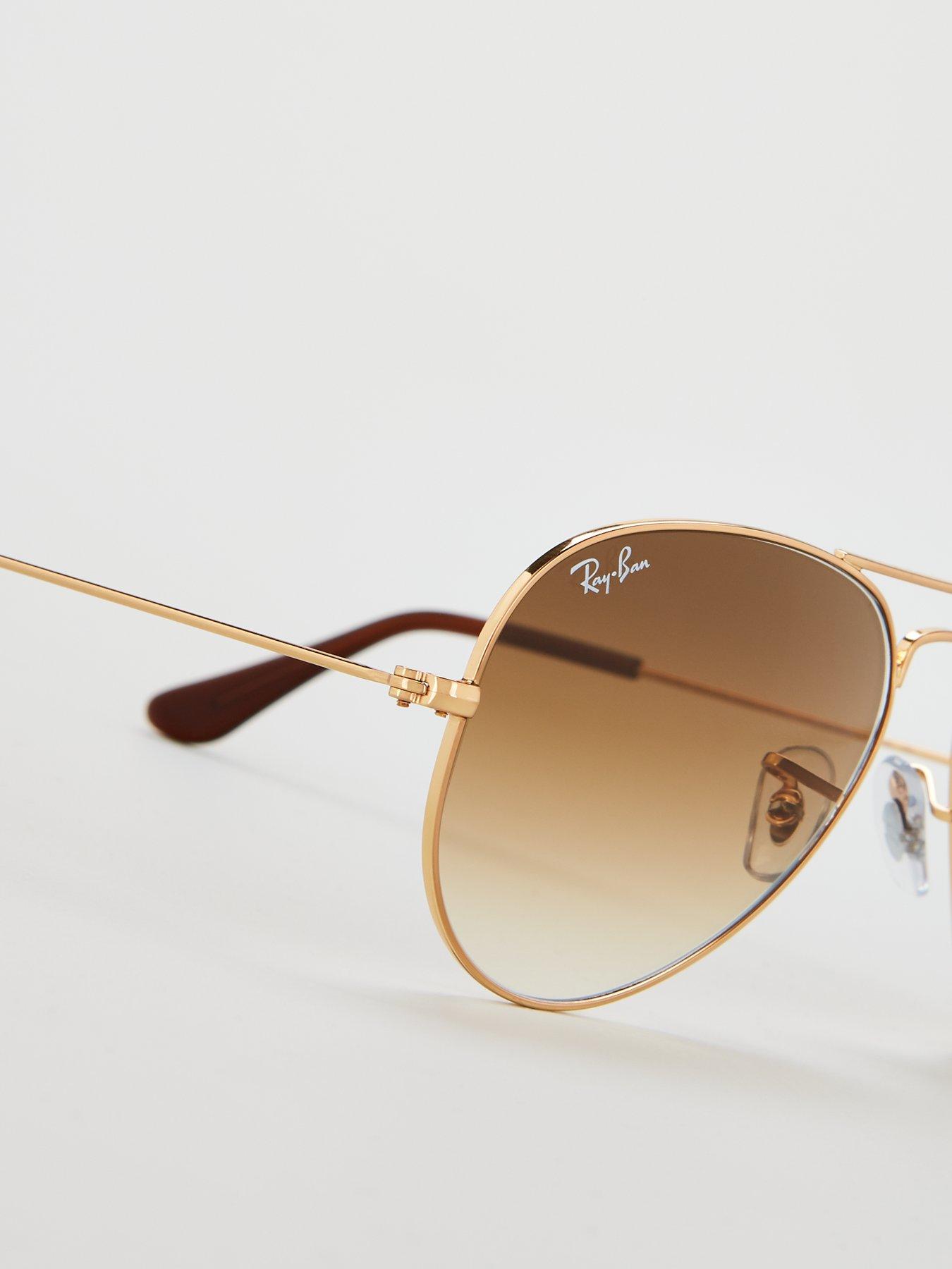 Image 2 of 4 of Ray-Ban Aviator&nbsp;Sunglasses - Gold