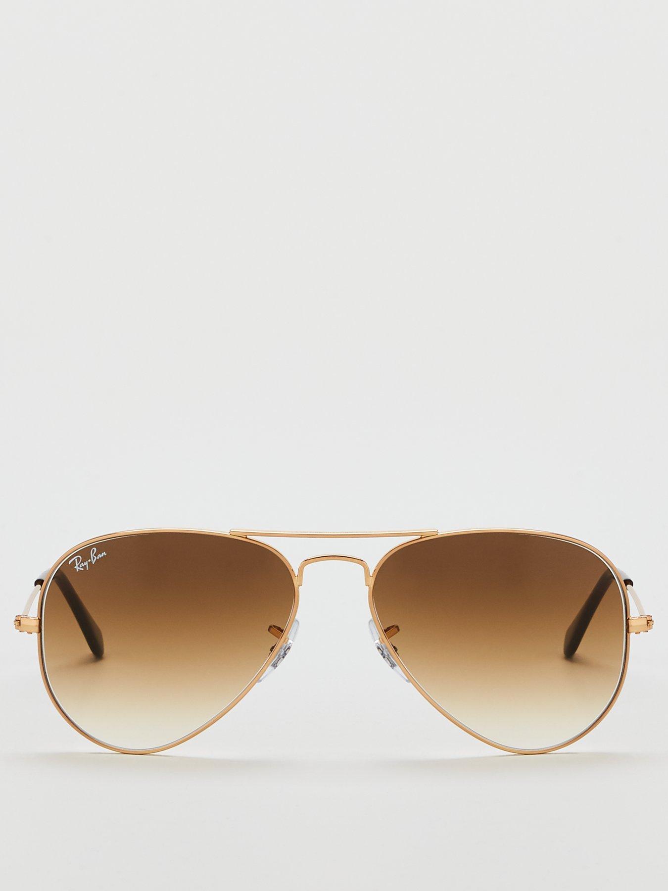 Image 3 of 4 of Ray-Ban Aviator&nbsp;Sunglasses - Gold