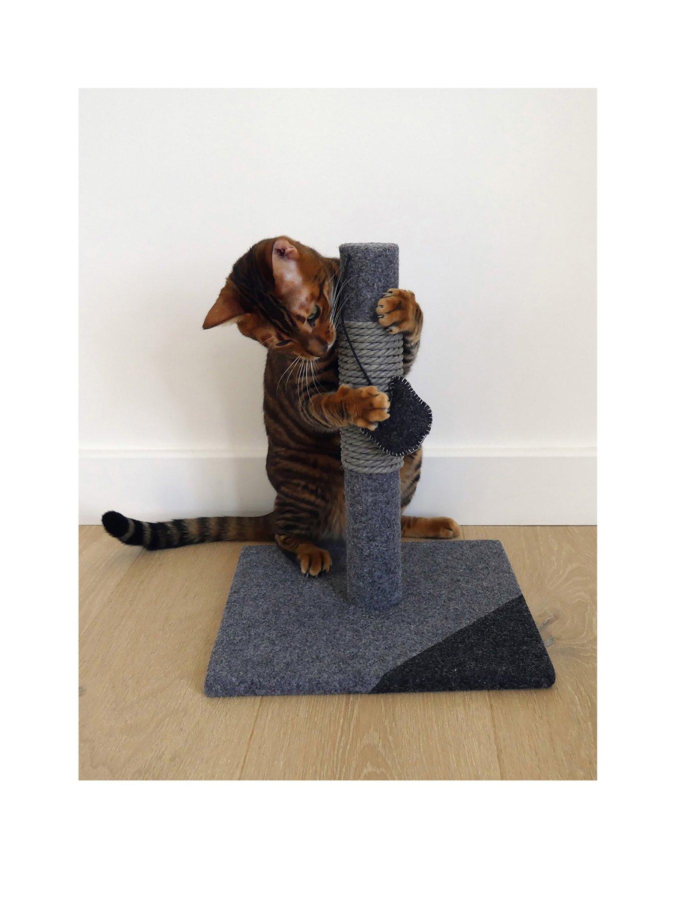 rosewood-charcoal-felt-cat-post