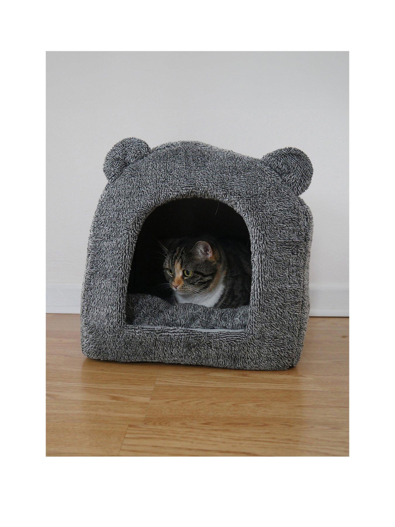 Rosewood grey teddy store bear cat bed