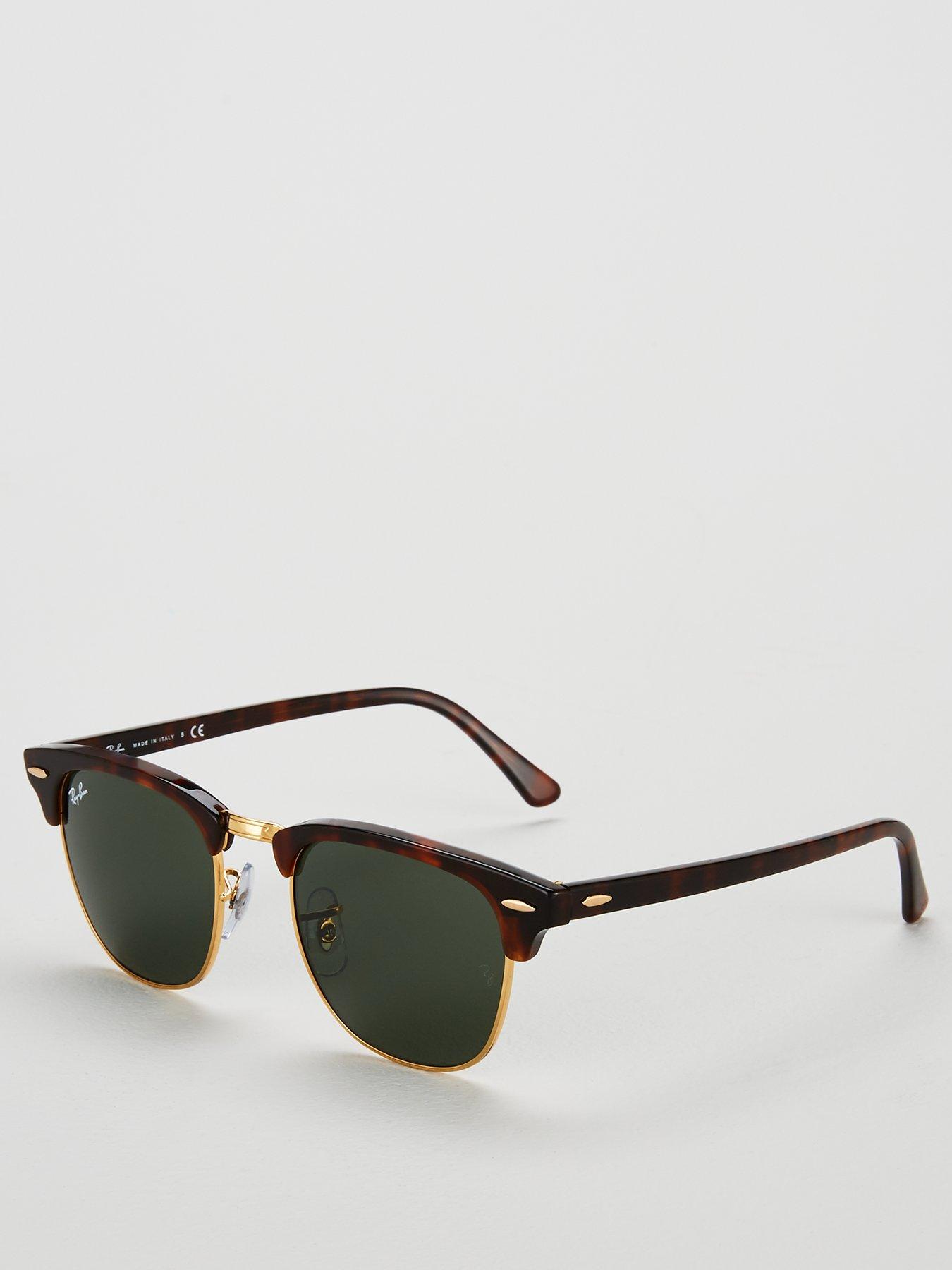 Ray-Ban Clubmaster RB3016 Sunglasses - Brown Havana