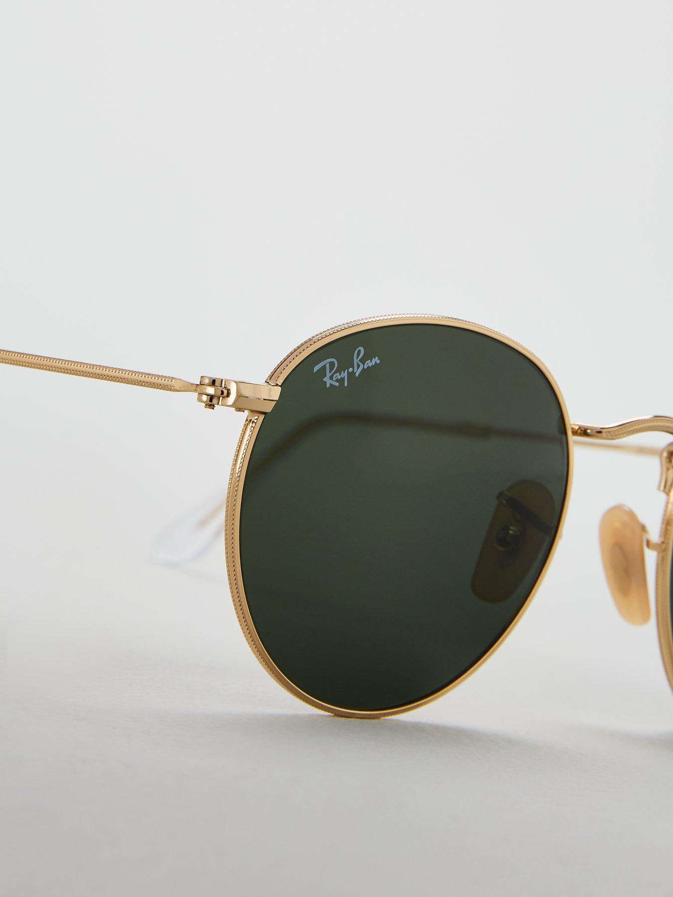 Image 2 of 4 of Ray-Ban Ray-Ban Round 0RB3447 Sunglasses - Gold