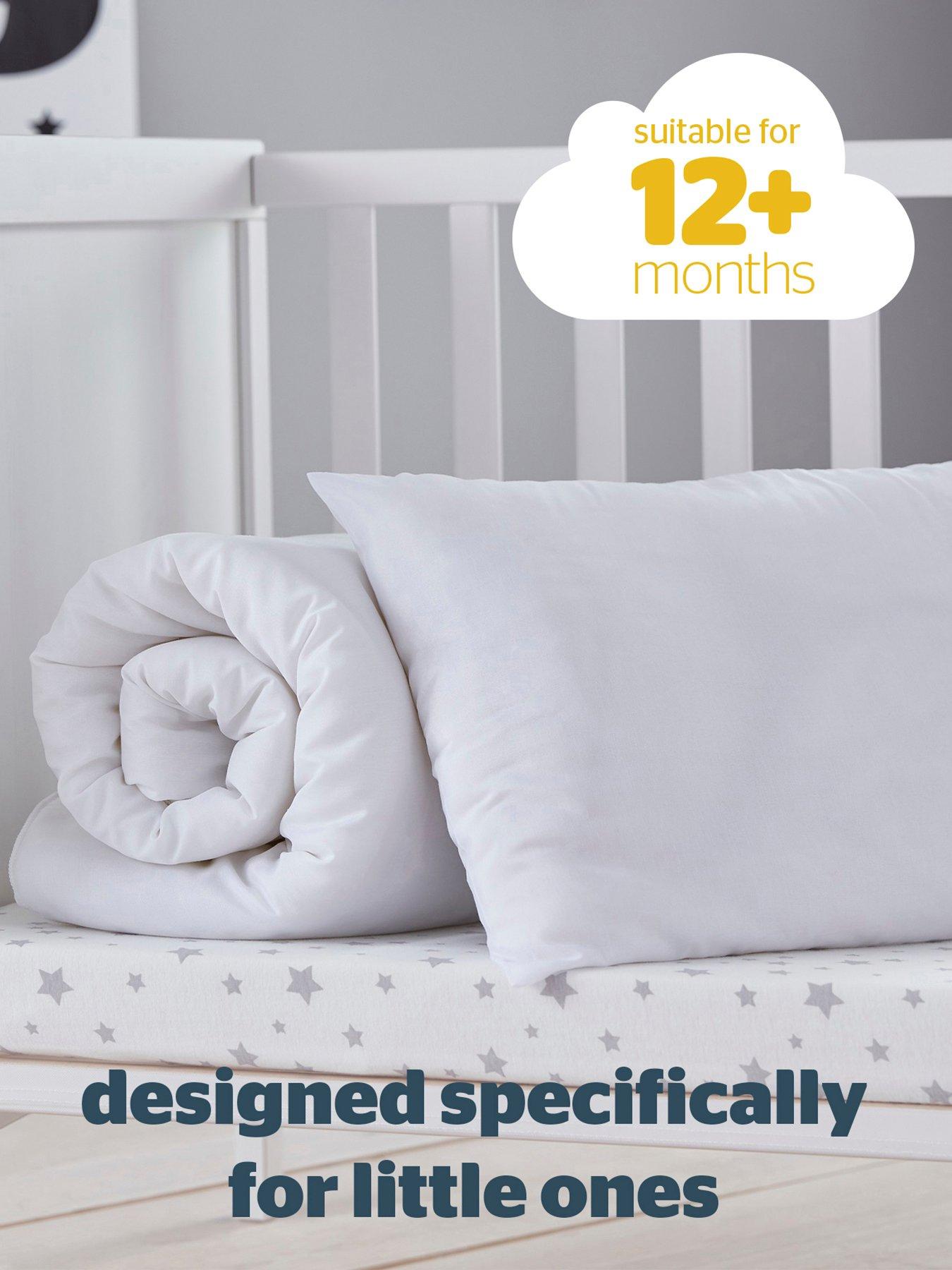 Baby cot store duvet and pillow