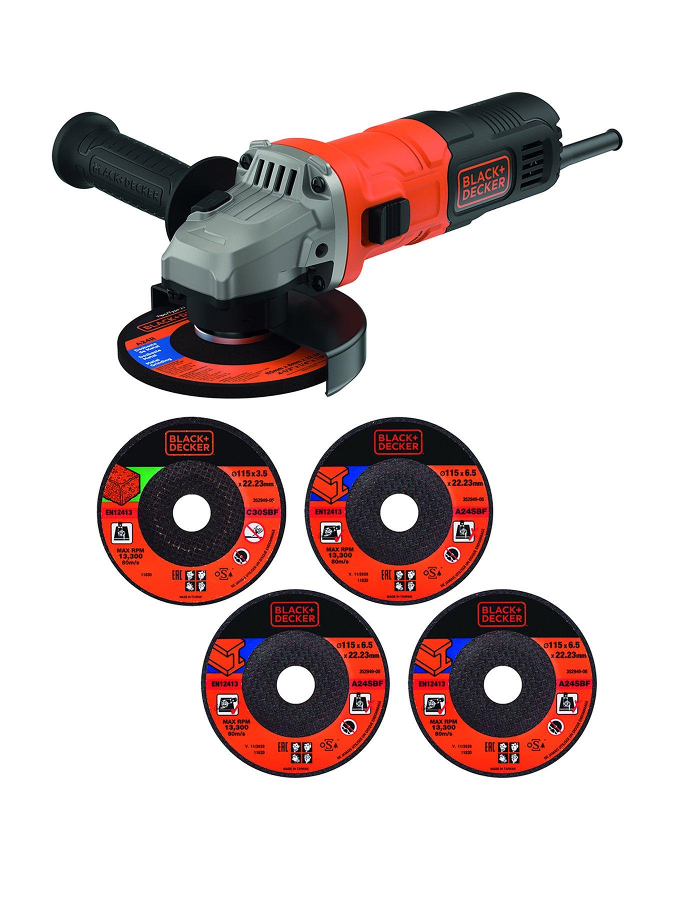 Image 1 of 5 of Black & Decker 710W Angle Grinder BEG010A5-GB