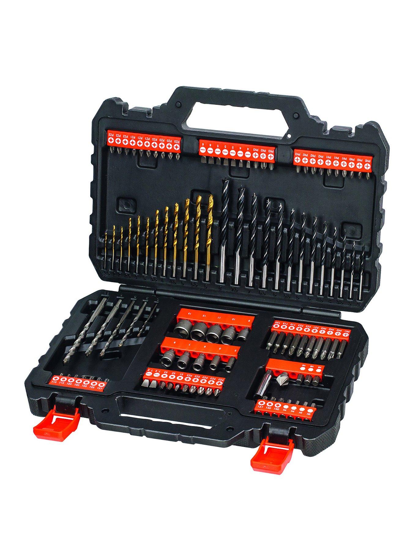 Black and decker drill set sale