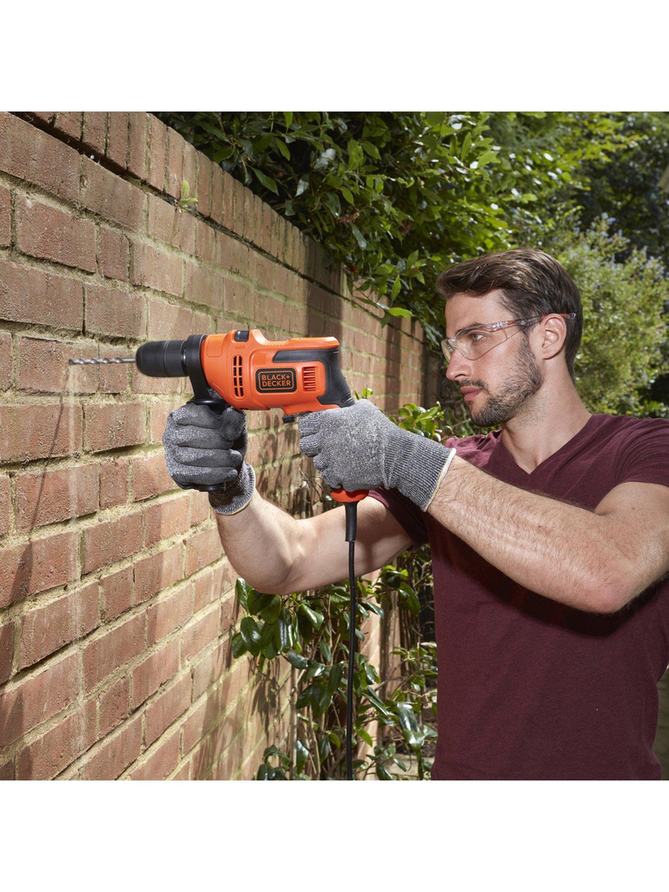 Image 3 of 7 of Black & Decker 500W Corded Hammer Drill BEH200-GB