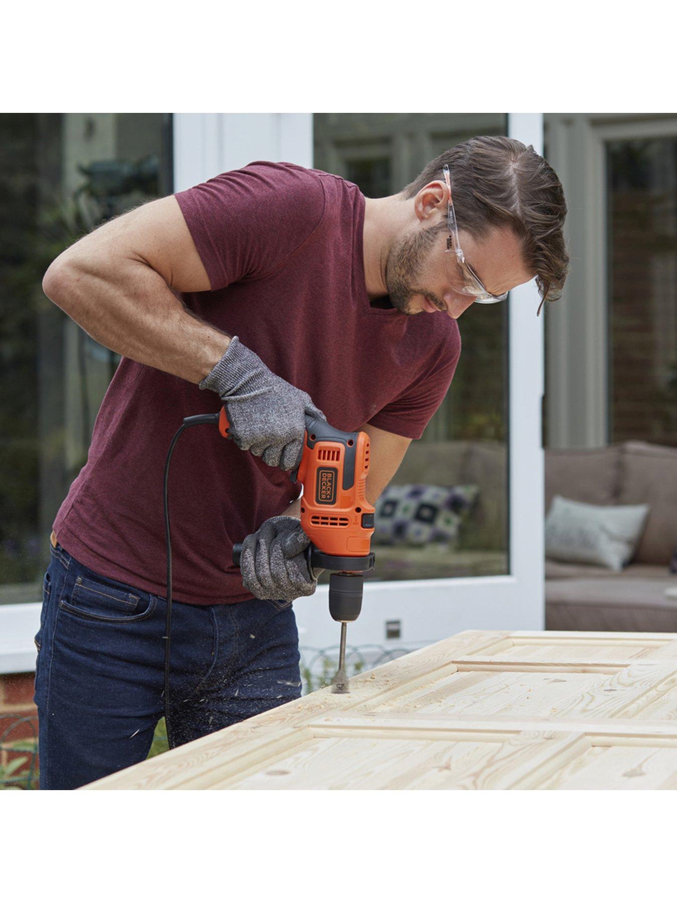 Image 4 of 7 of Black & Decker 500W Corded Hammer Drill BEH200-GB