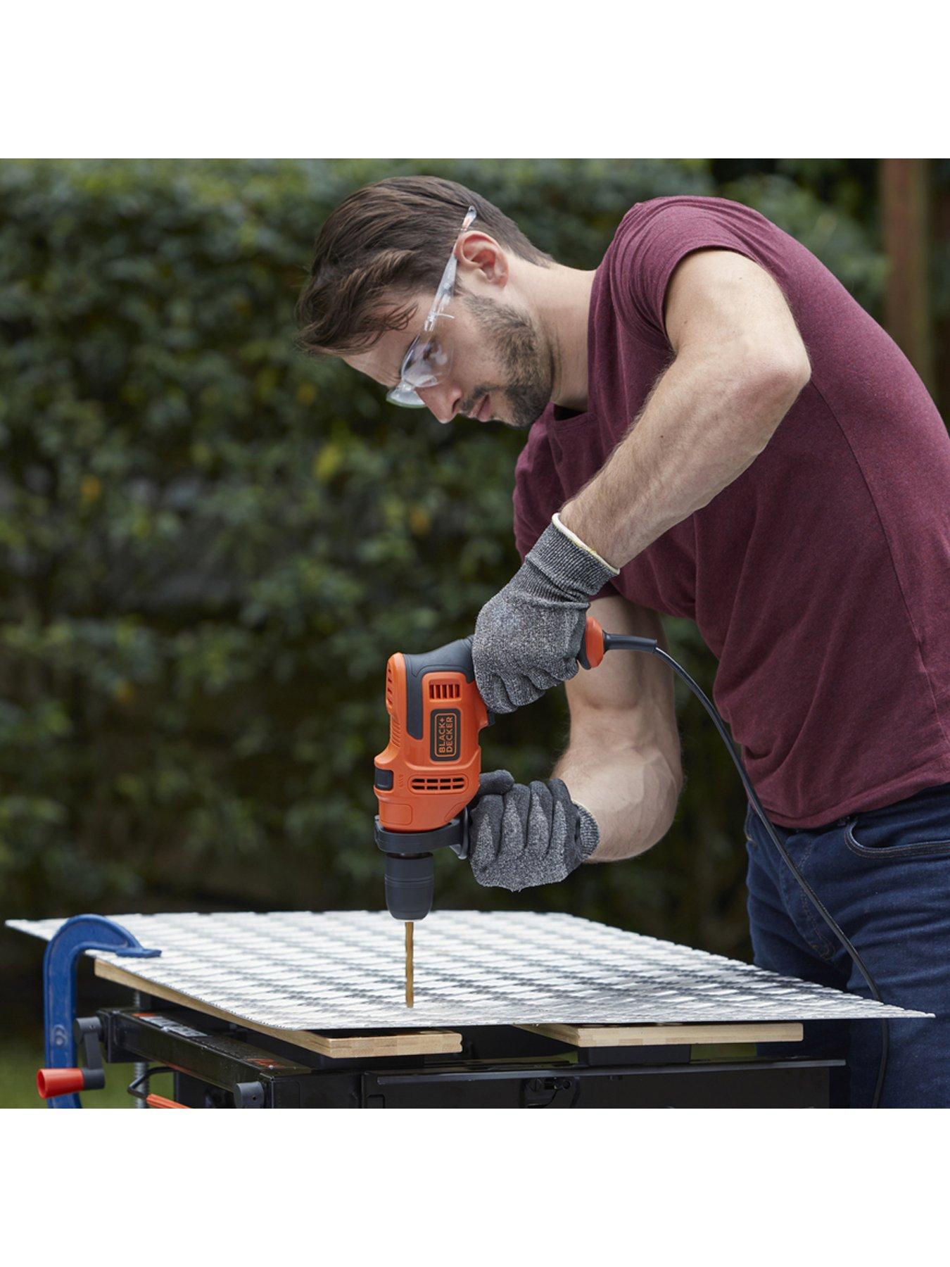 Image 5 of 7 of Black & Decker 500W Corded Hammer Drill BEH200-GB
