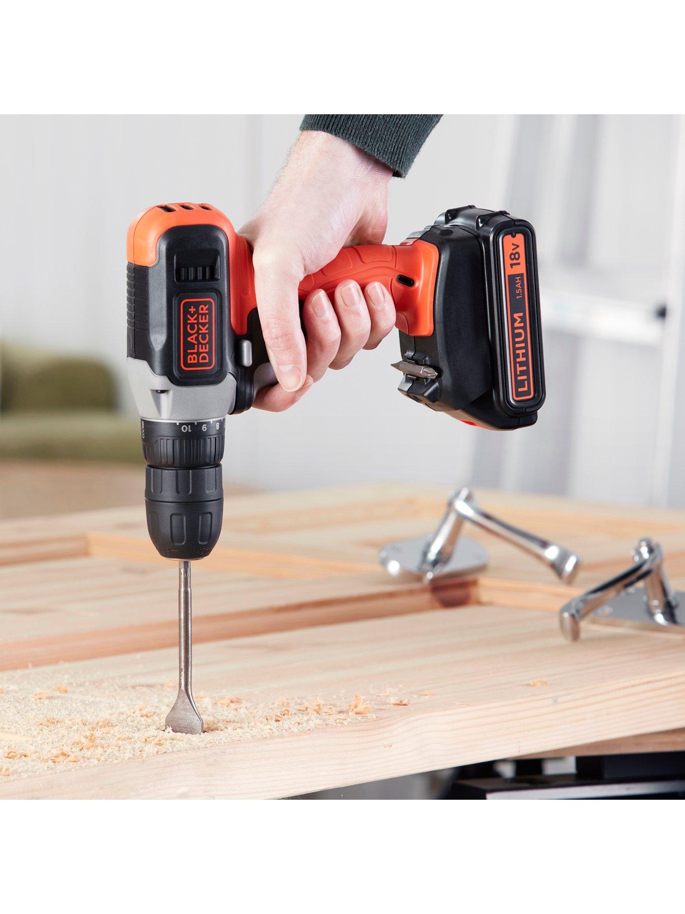 Black Decker 18V LITHIUM ION DRILL/DRIVER Very Ireland