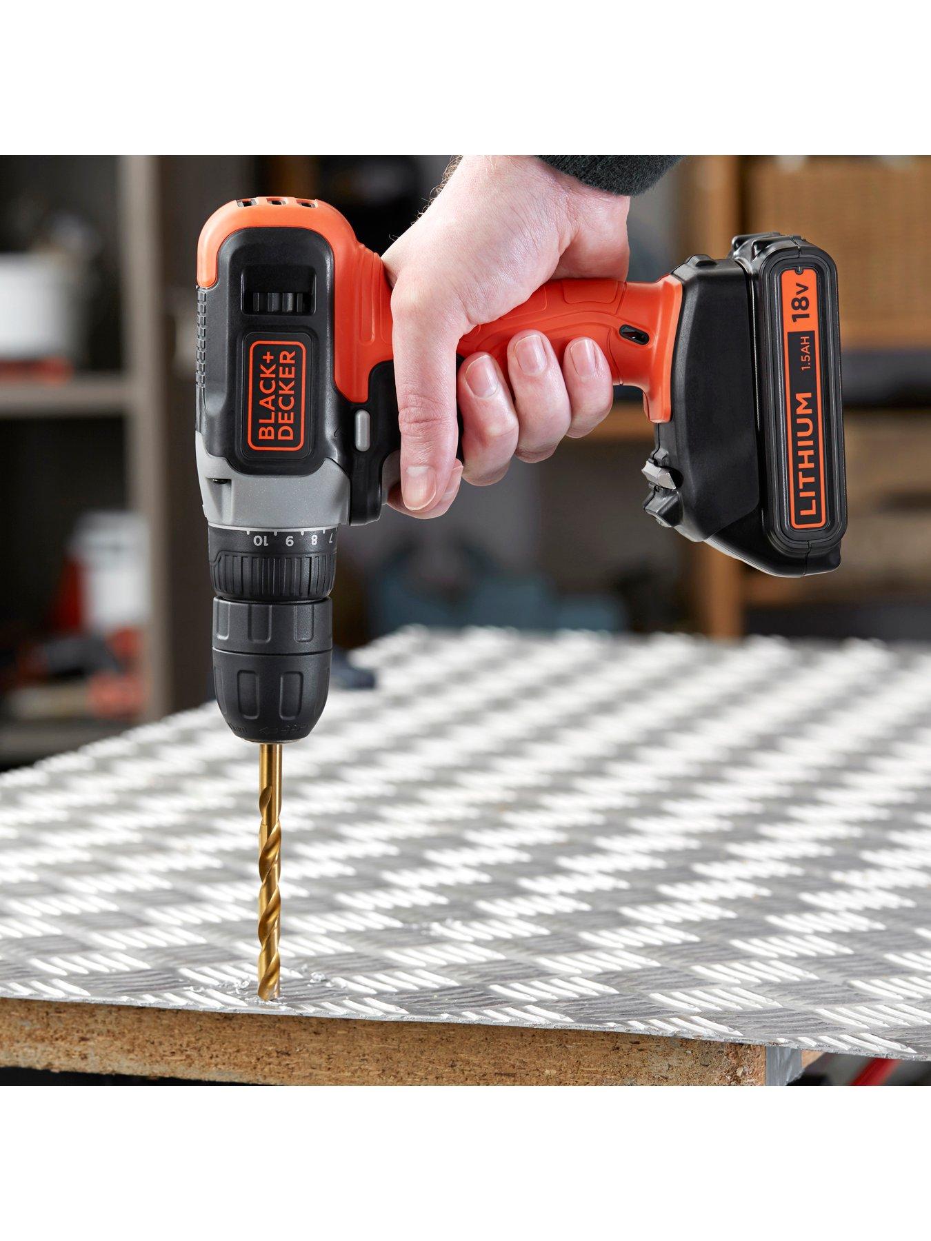 Black Decker 18V LITHIUM ION DRILL/DRIVER Very Ireland