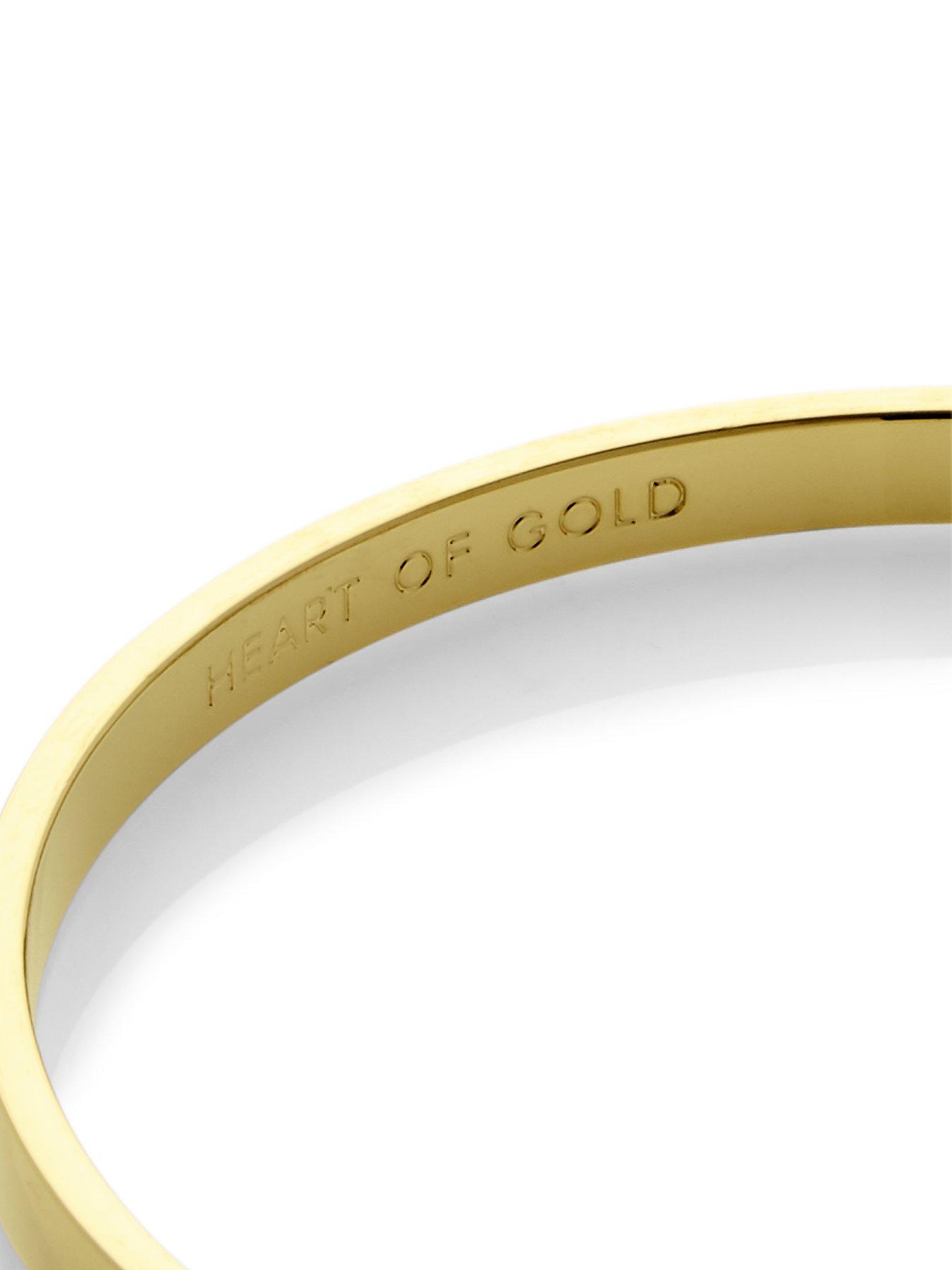 Image 4 of 4 of Kate Spade New York Idiom Bangles Heart Of Gold Bracelet - Gold