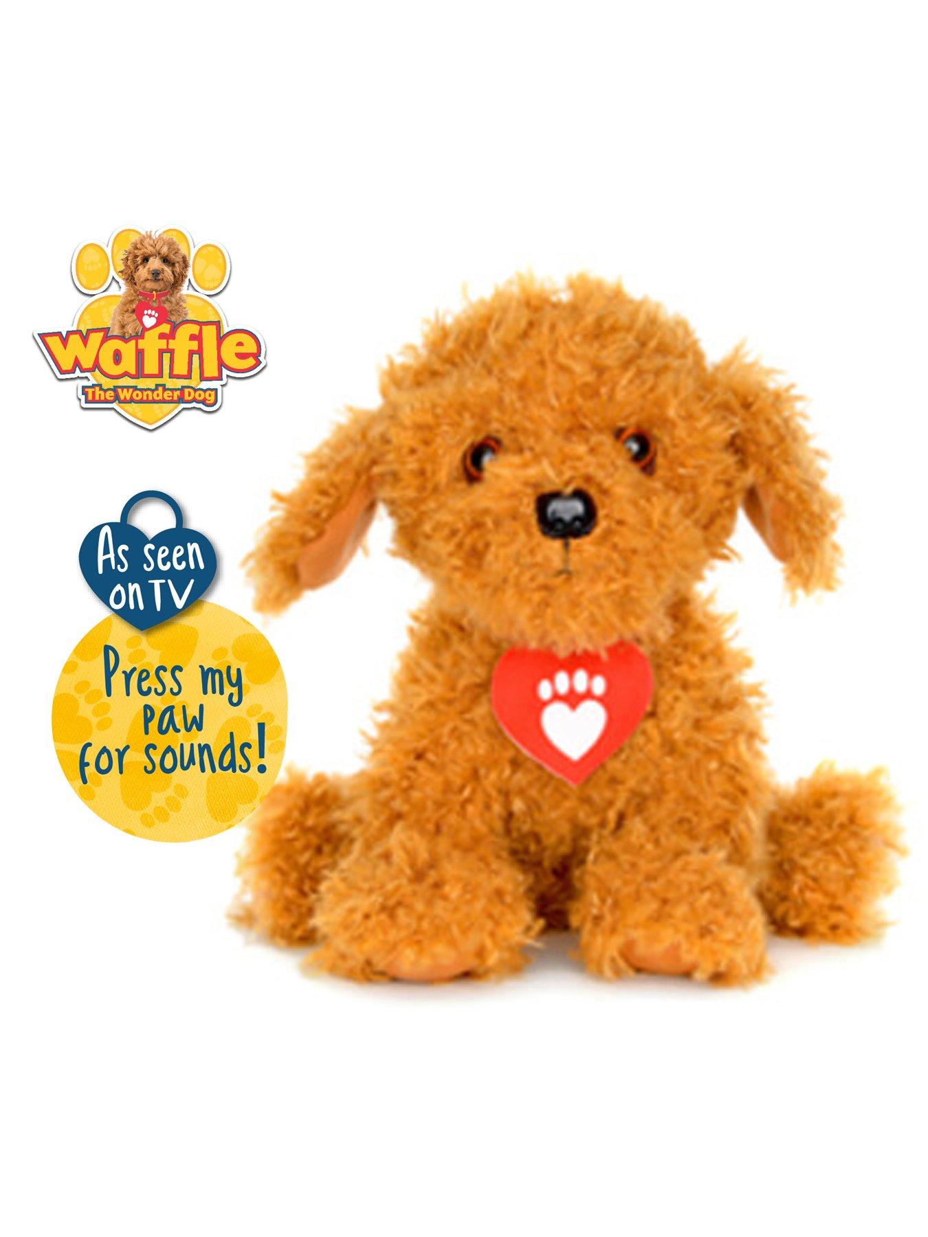 Image 5 of 6 of Waffle the Wonderdog Waffle the Wonderdog Soft Toy with Sounds