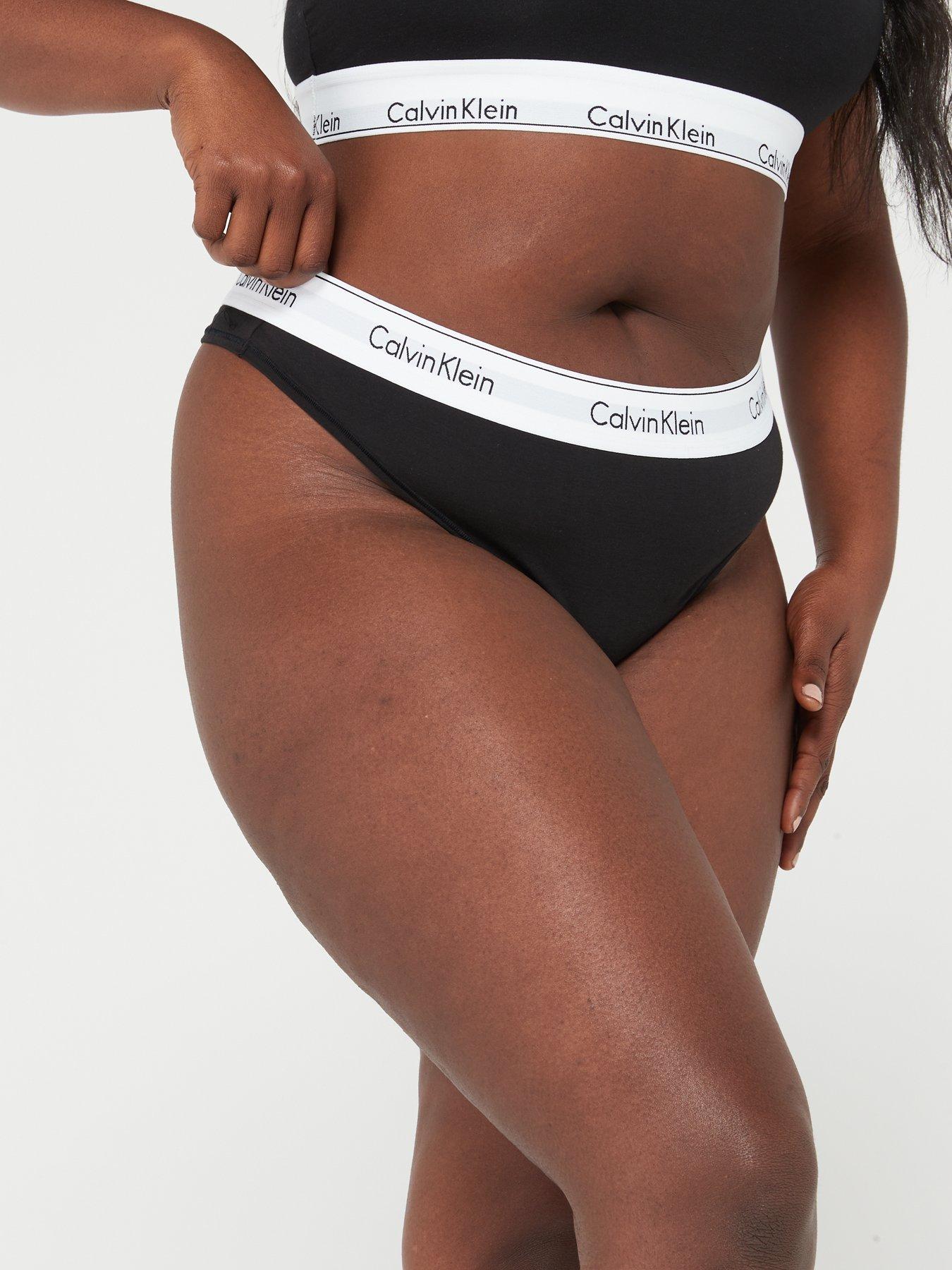 calvin-klein-modern-cotton-plus-thong-black