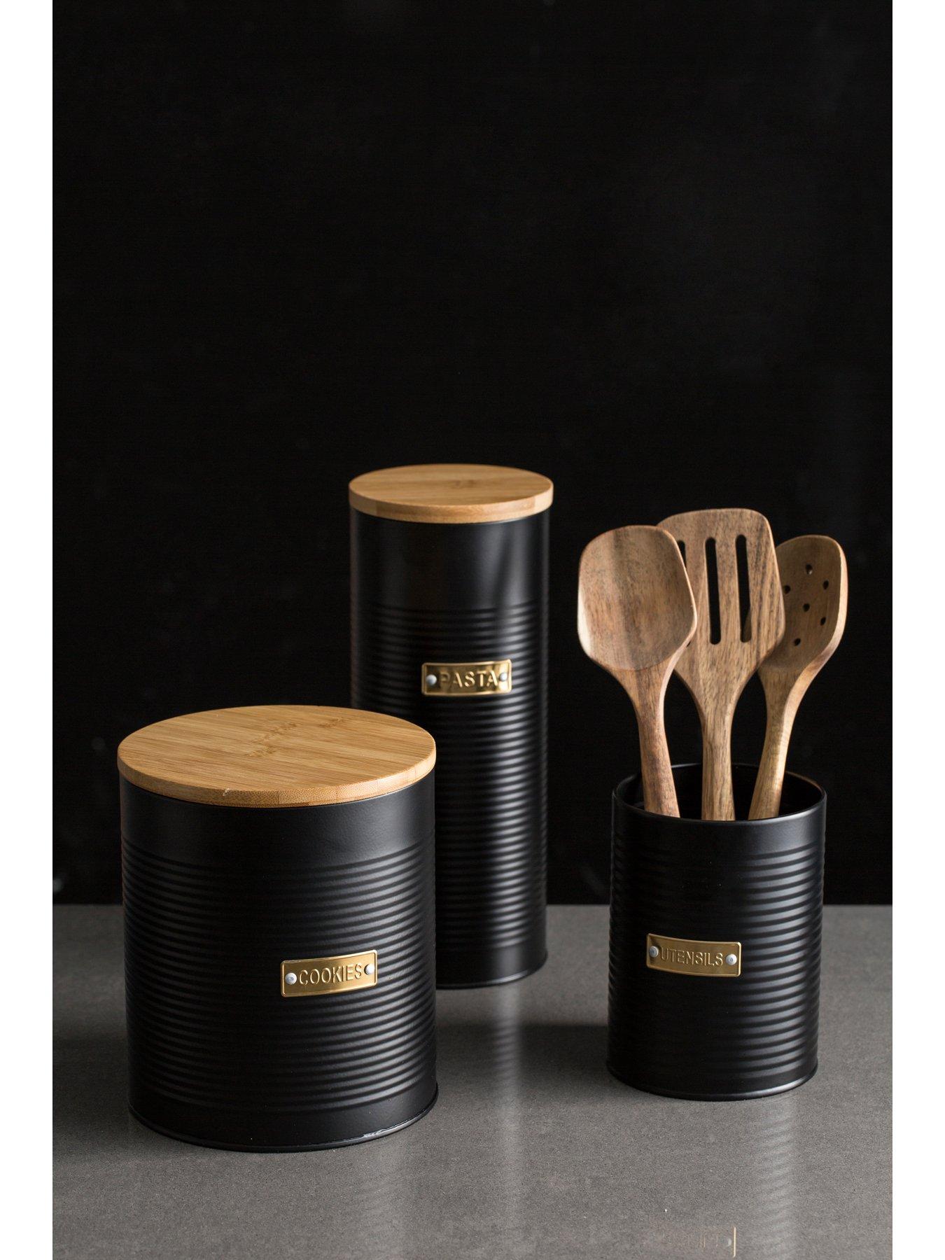 Image 2 of 3 of Typhoon Otto Black Cookie/Biscuit Tin