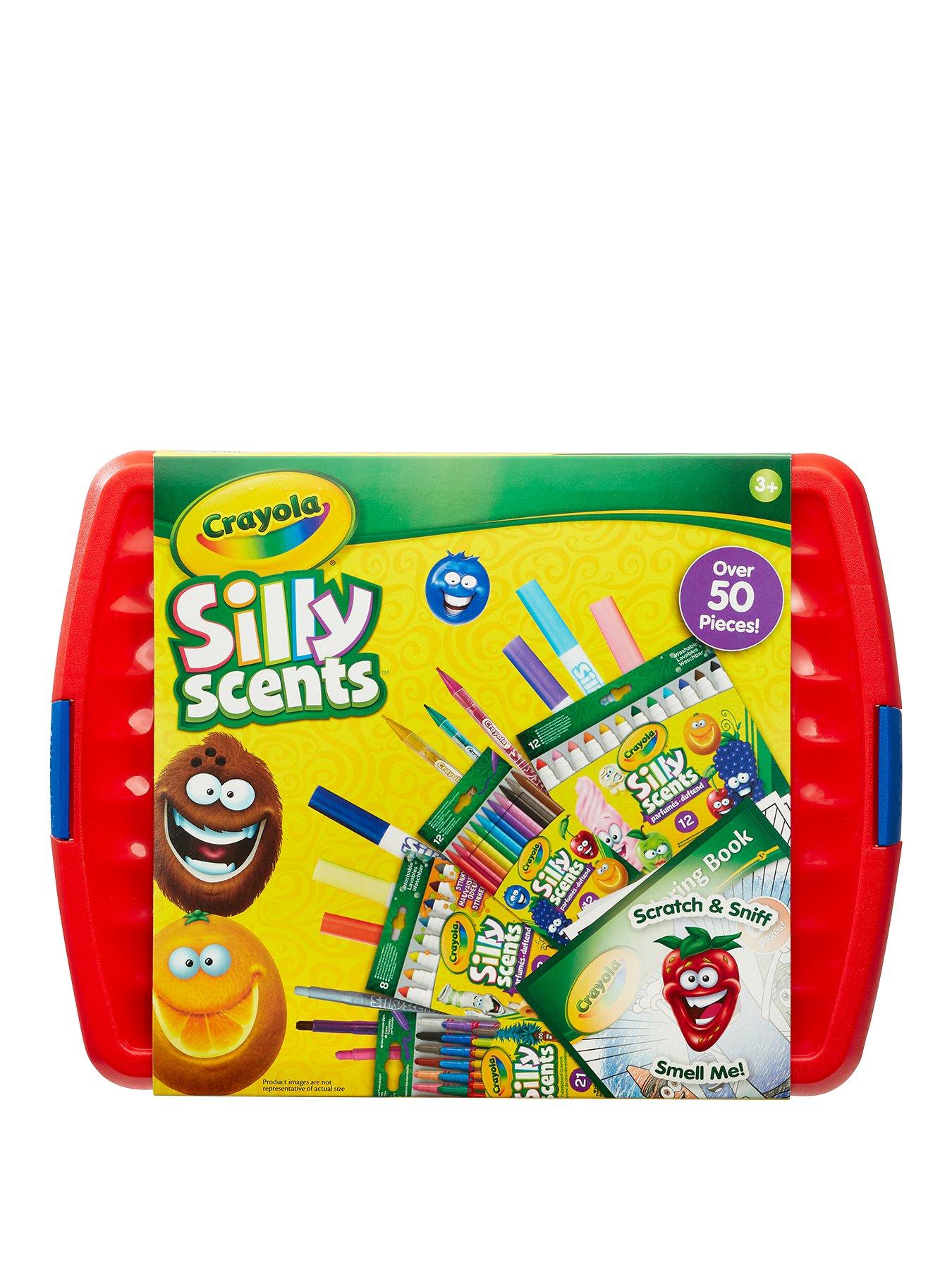 Crayola Silly Scents Mini Art Case, Over 50 Pieces 3+