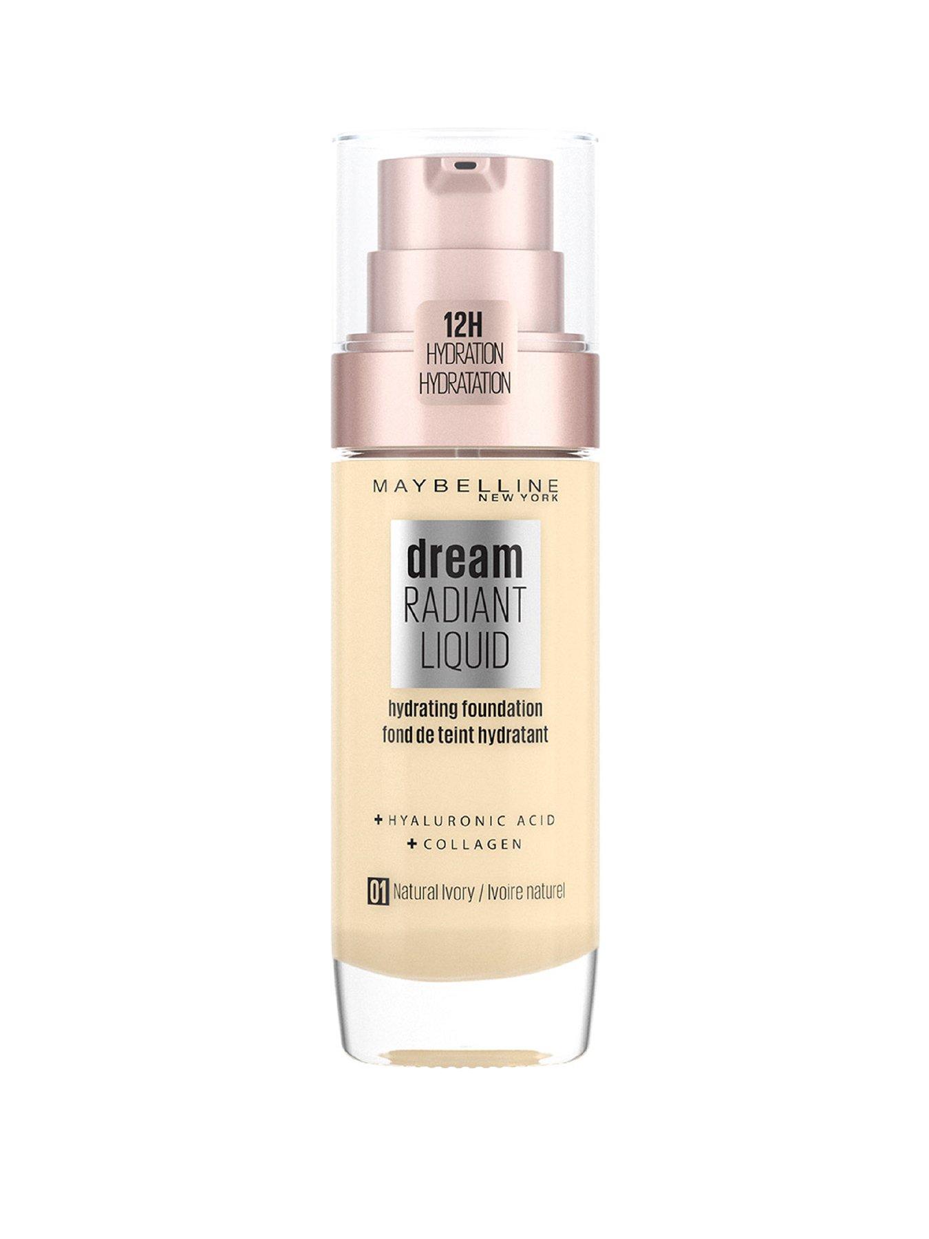 undefined Dream Radiant Liquid Hydrating Foundation with Hyaluronic Acid and Collagen - Lightweight, Medium Coverage Up to 12 Hour Hydration