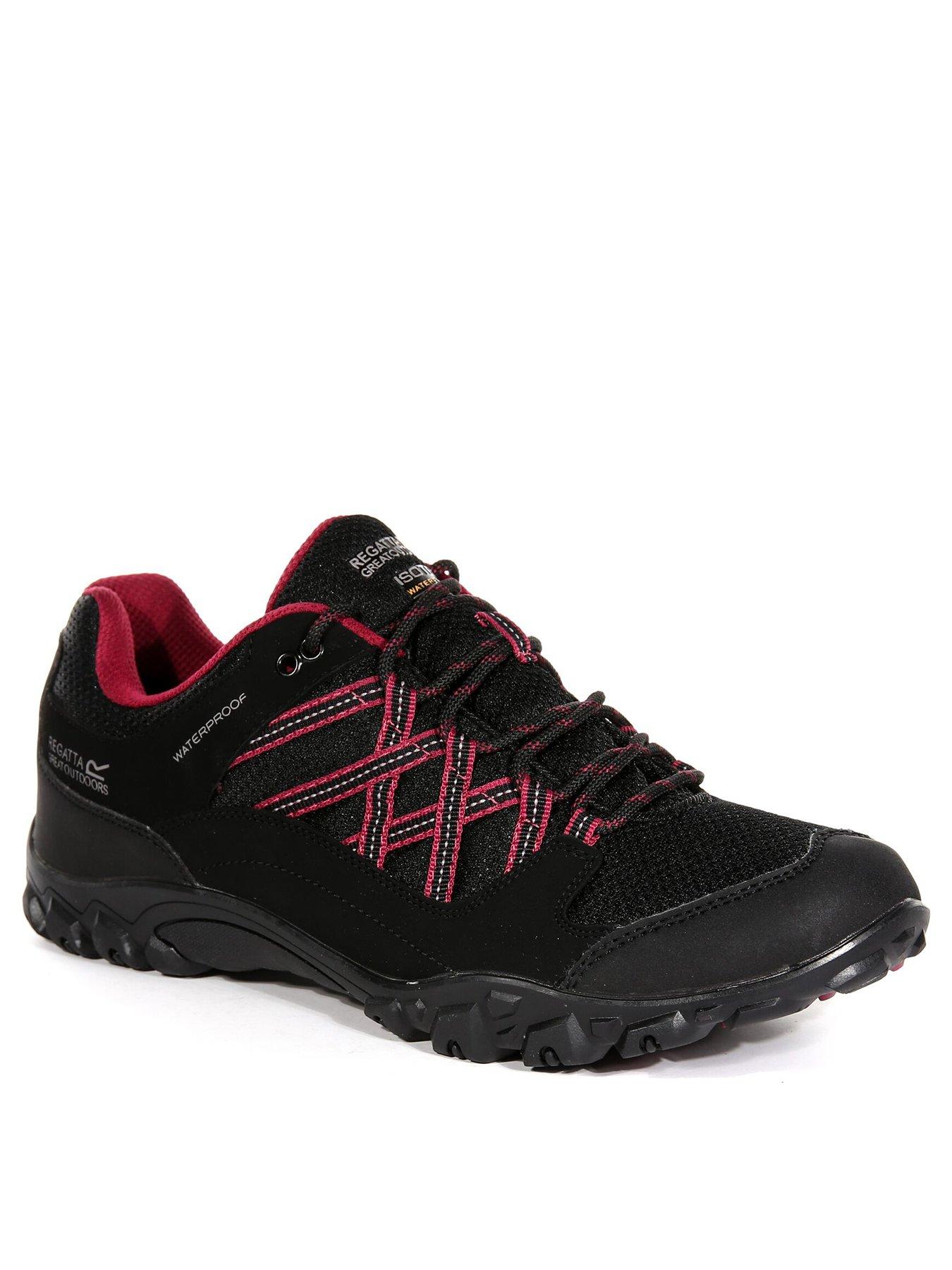 Image 1 of 6 of Regatta Womens Lady Edgepoint Waterproof Walking Shoe -black