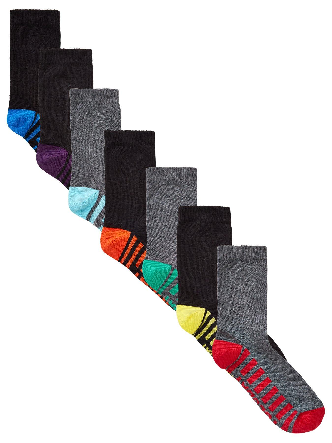 Image 1 of 3 of Everyday 7 Pack Days Of The Week Socks - Multi