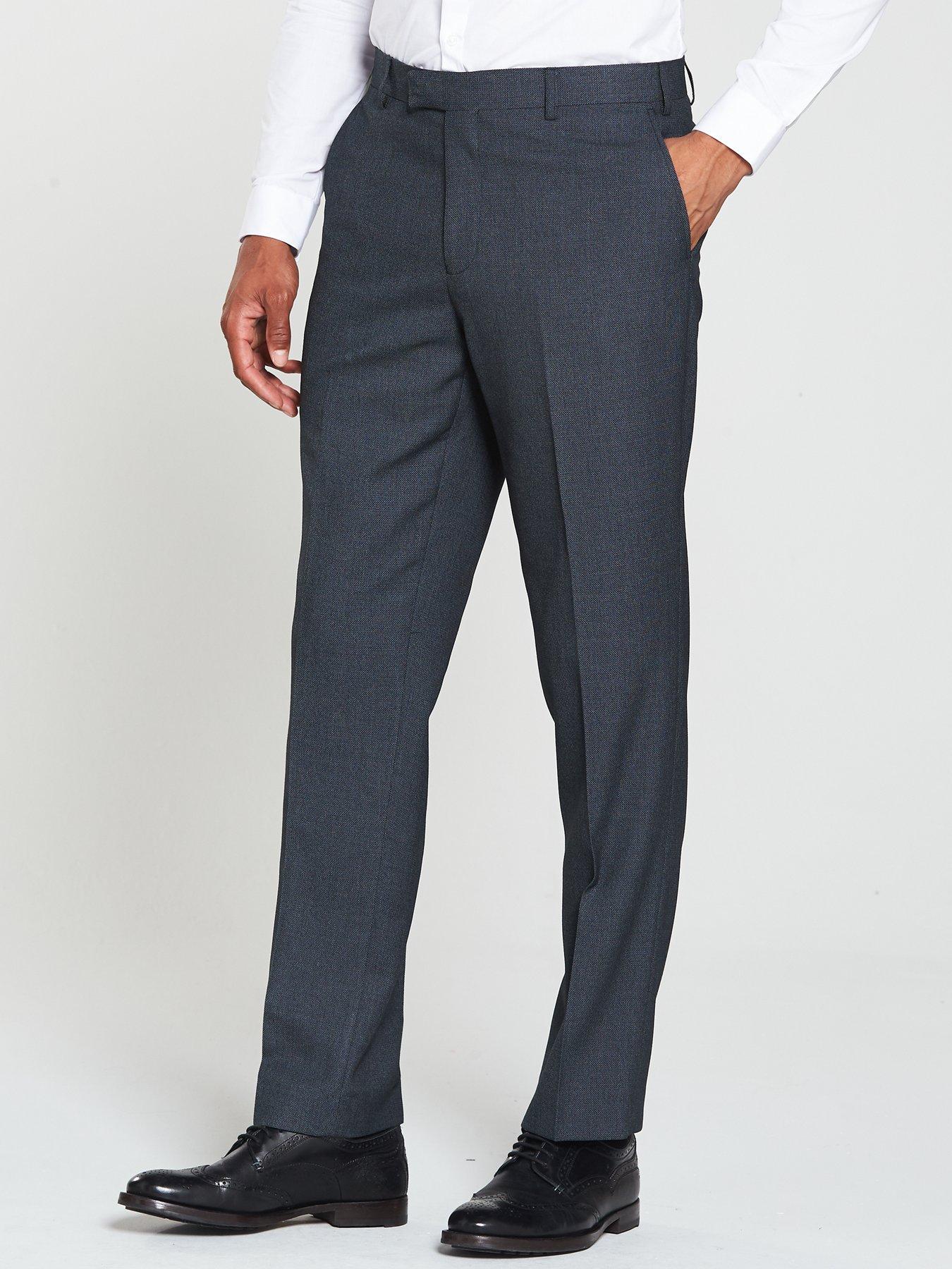 Image 1 of 4 of Skopes Harcourt Tailored Fit Trousers - Dark Blue