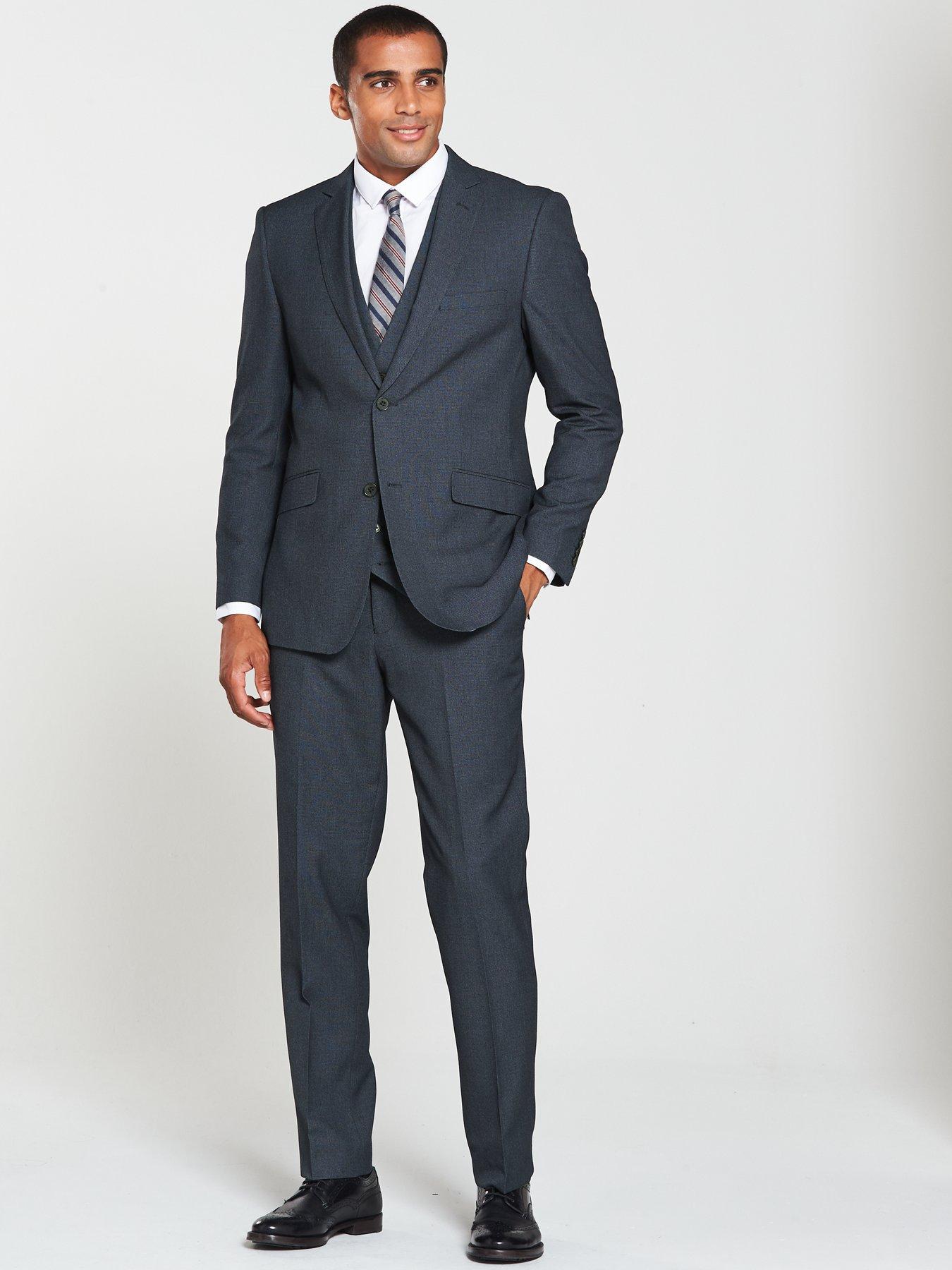 Image 3 of 4 of Skopes Harcourt Tailored Fit Trousers - Dark Blue