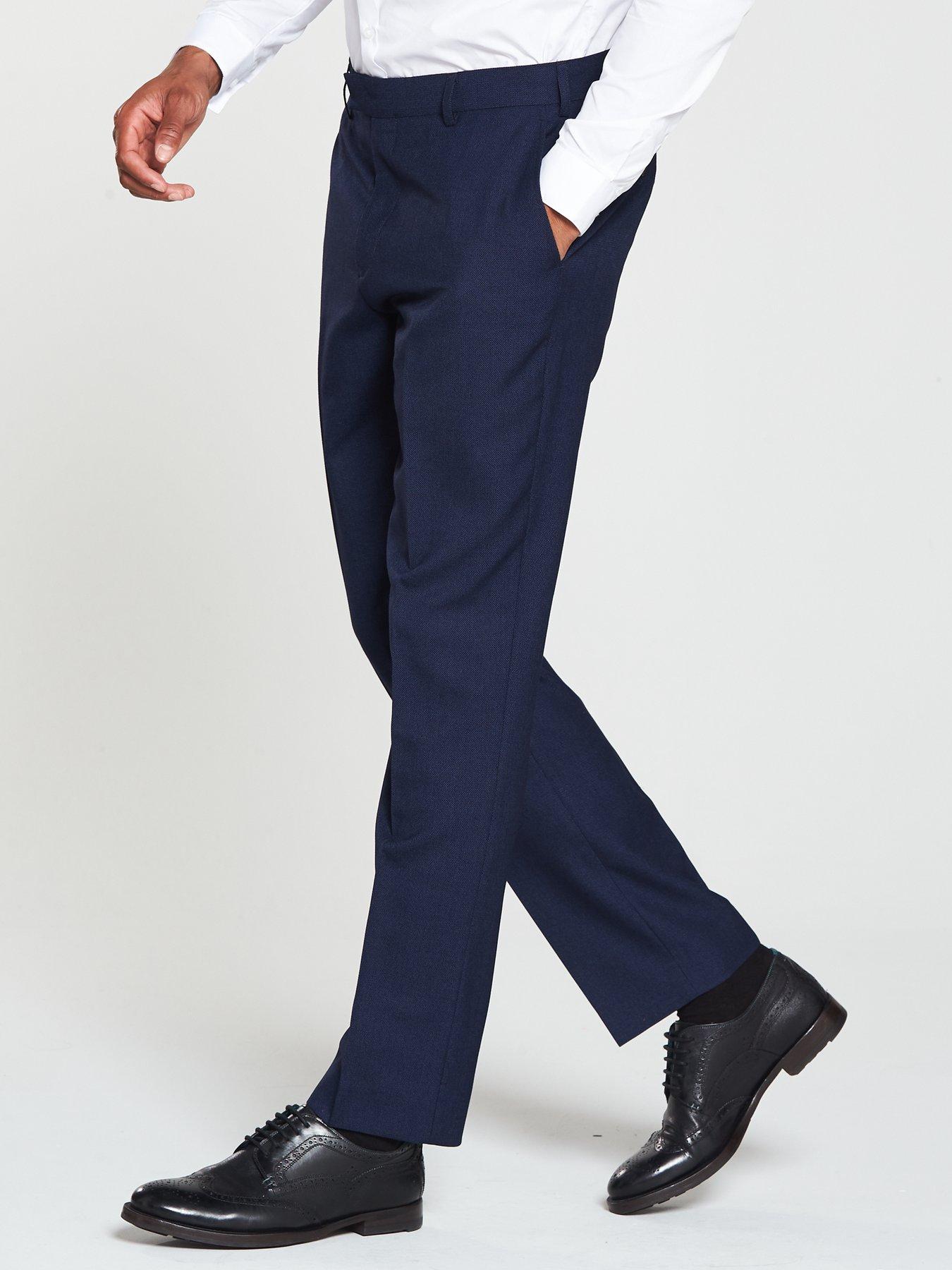 Image 1 of 4 of Skopes Harcourt Tailored Fit Trousers - Navy