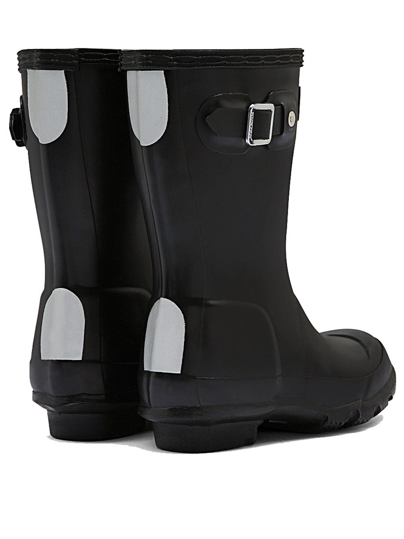 hunter-original-kids-wellington-boots-blackstillFront