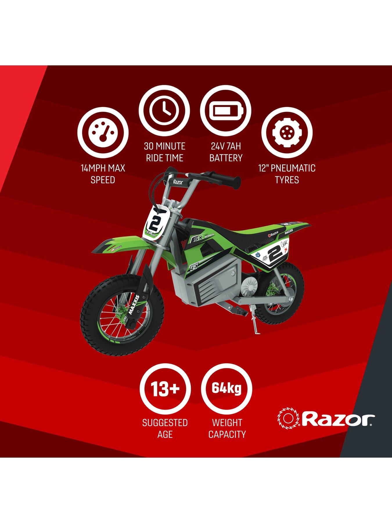 Image 5 of 8 of Razor SX350 McGrath Electric Dirt Bike&nbsp;- Green