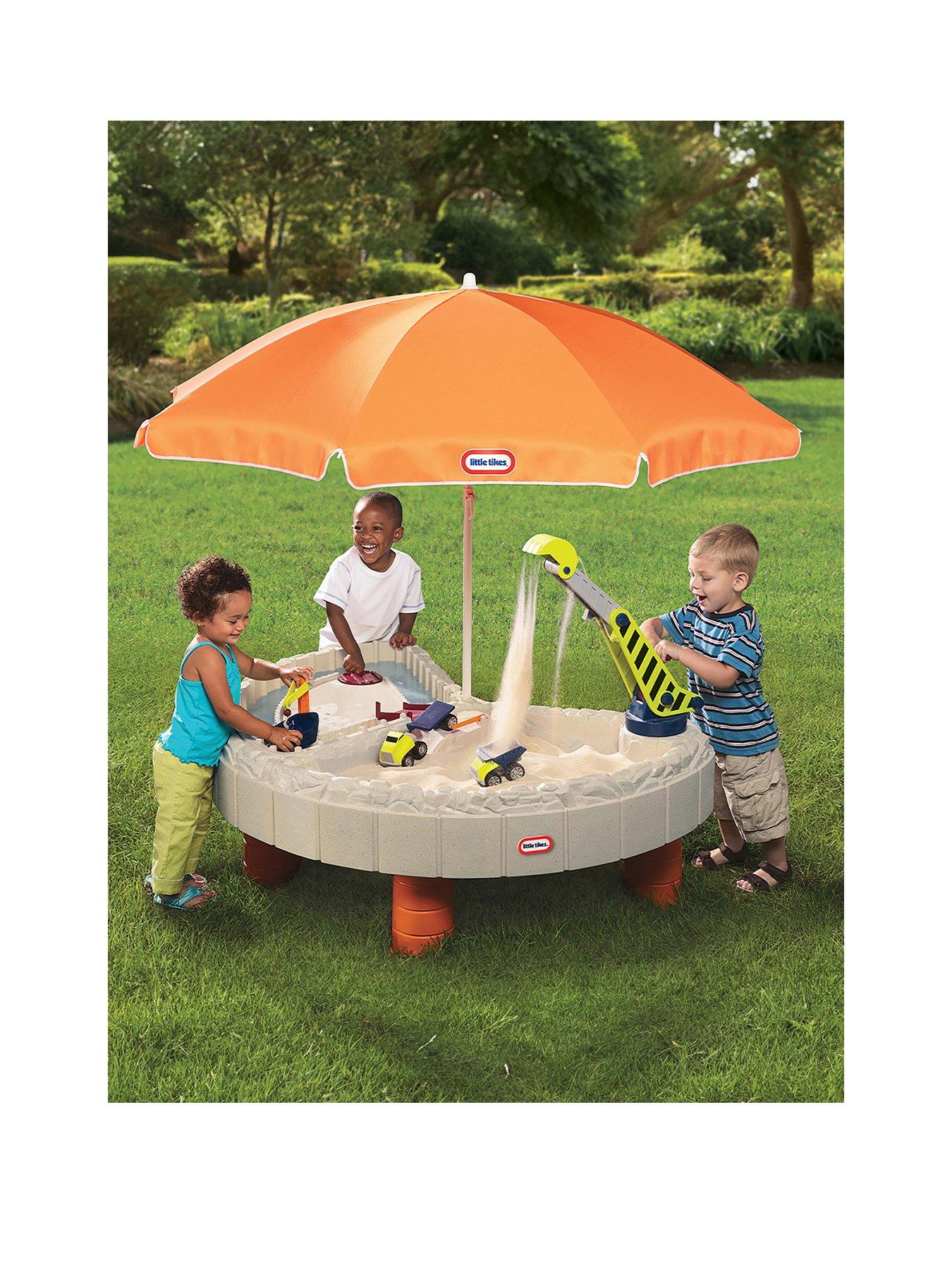 Image 1 of 3 of Little Tikes Builders Bay Sand and Water Table