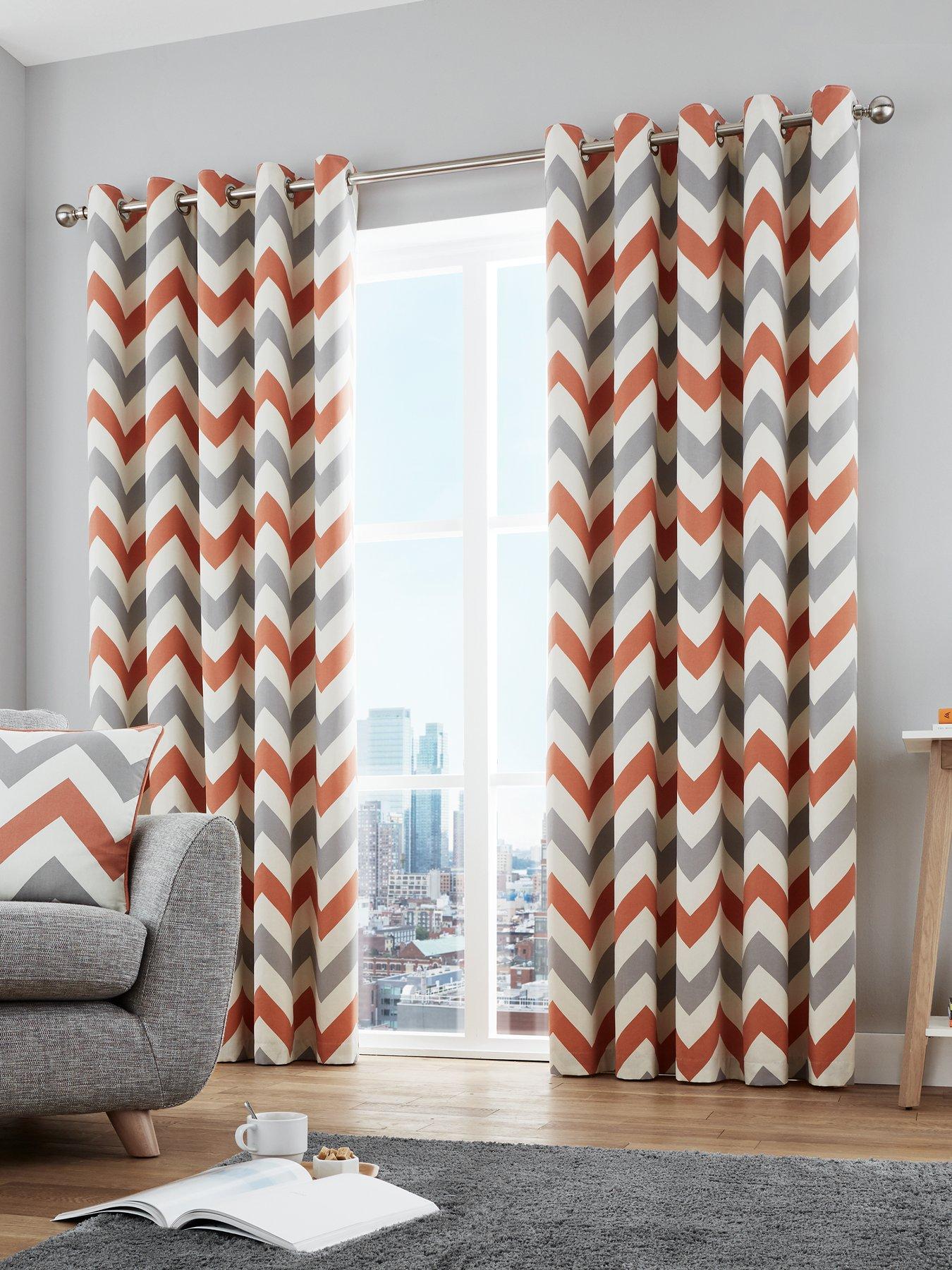 fusion-chevron-100-cotton-lined-eyelet-curtainsfront