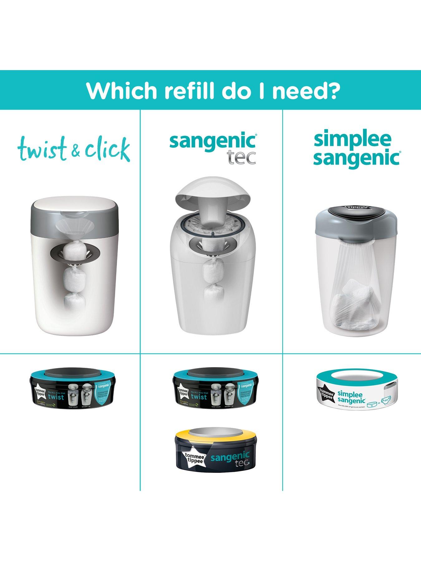 Image 4 of 6 of Tommee Tippee Twist &amp; Click Refill Cassette 12 Pack