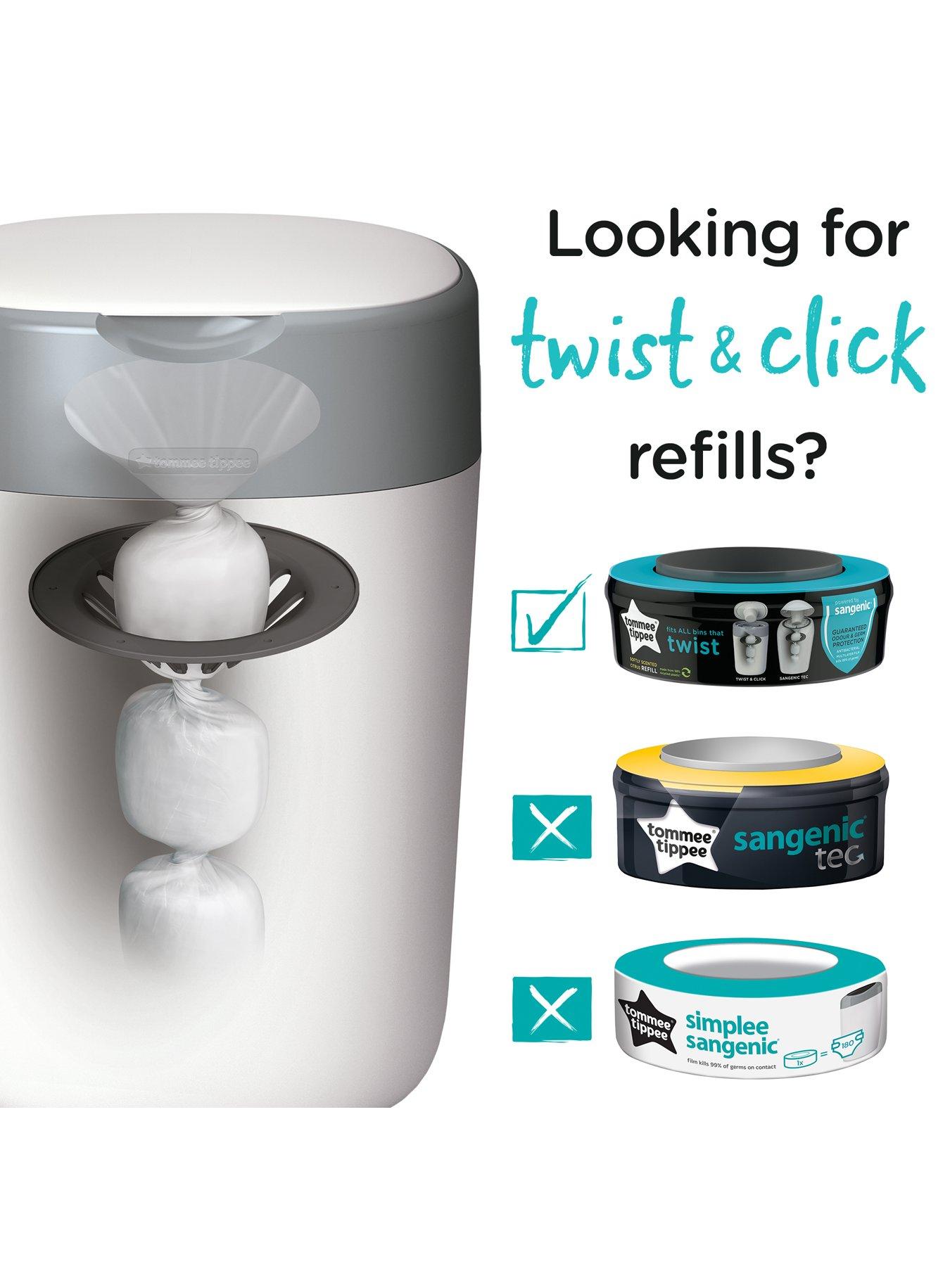 Image 5 of 6 of Tommee Tippee Twist &amp; Click Refill Cassette 12 Pack