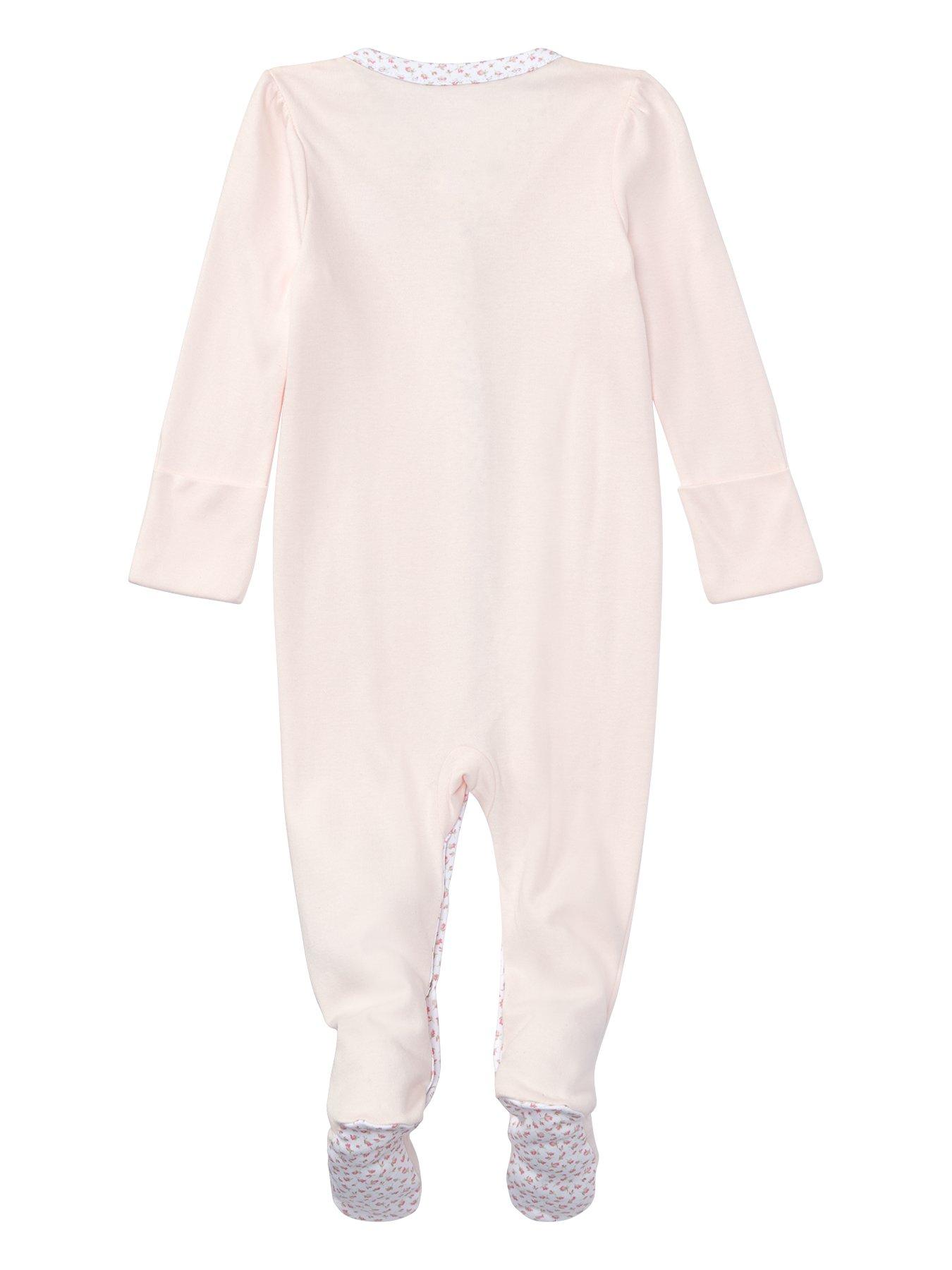 Image 2 of 2 of Polo Ralph Lauren Baby Girls Classic All-In-One - Pink