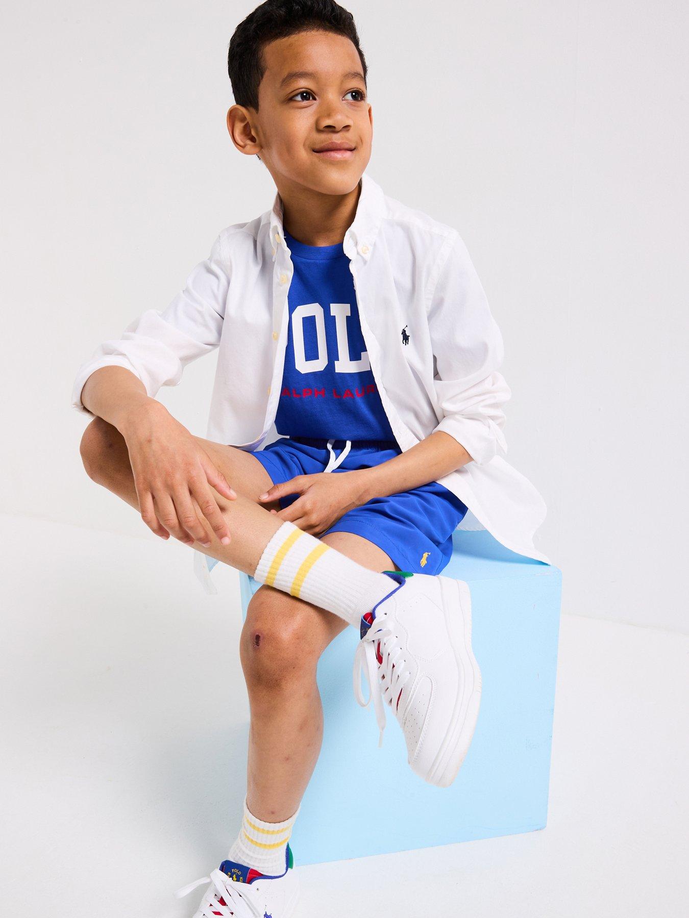 Polo Ralph Lauren Boys Custom Fit Classic Oxford Shirt - White