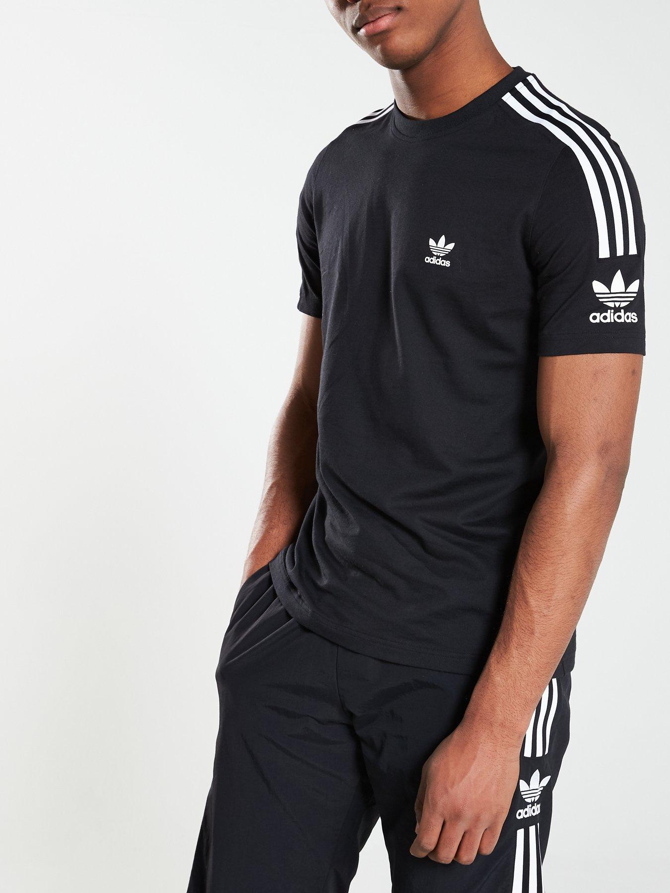 Adidas originals locked outlet up t-shirt in black