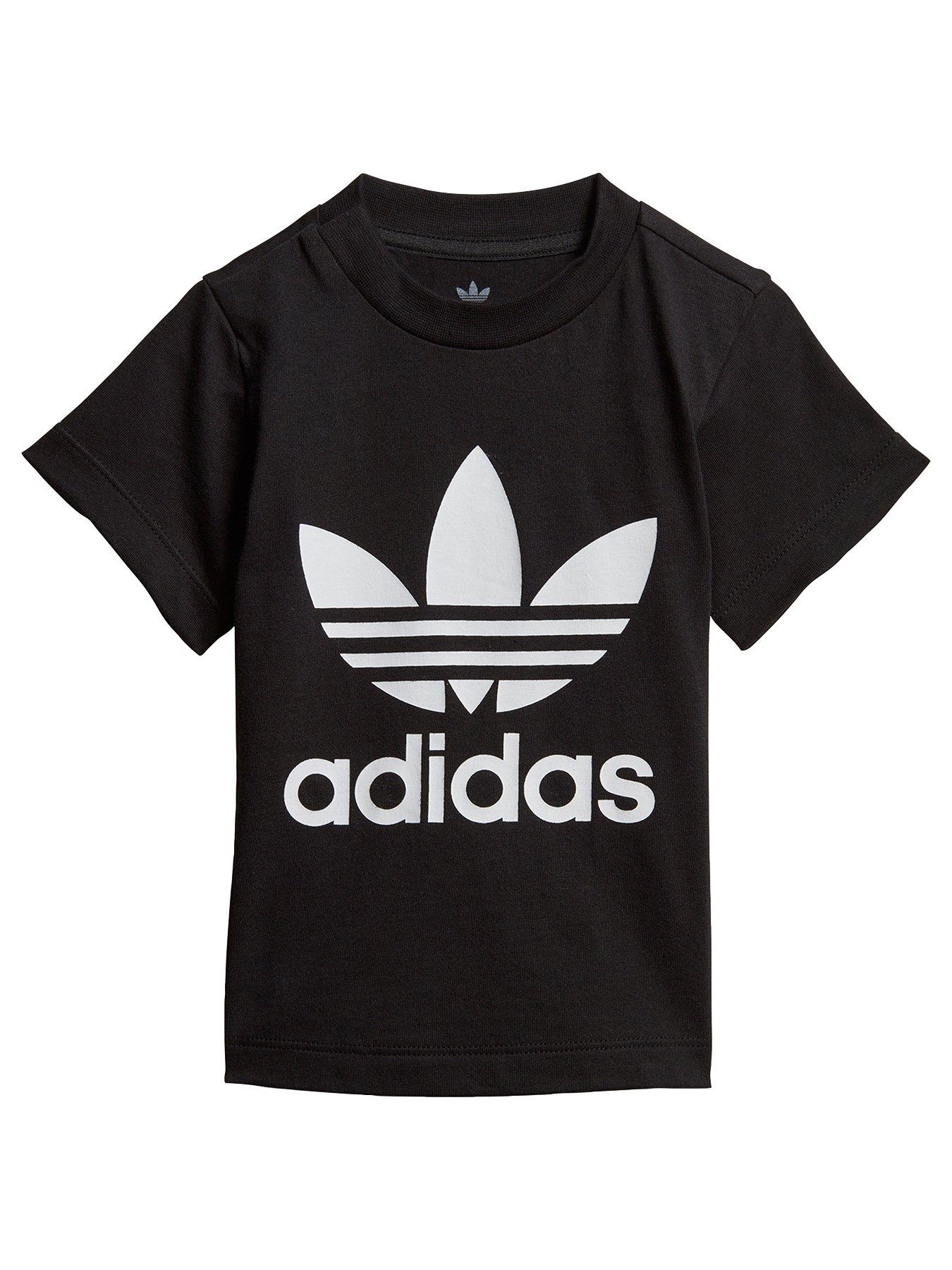 adidas-originals-infants-trefoil-tee-blackwhite