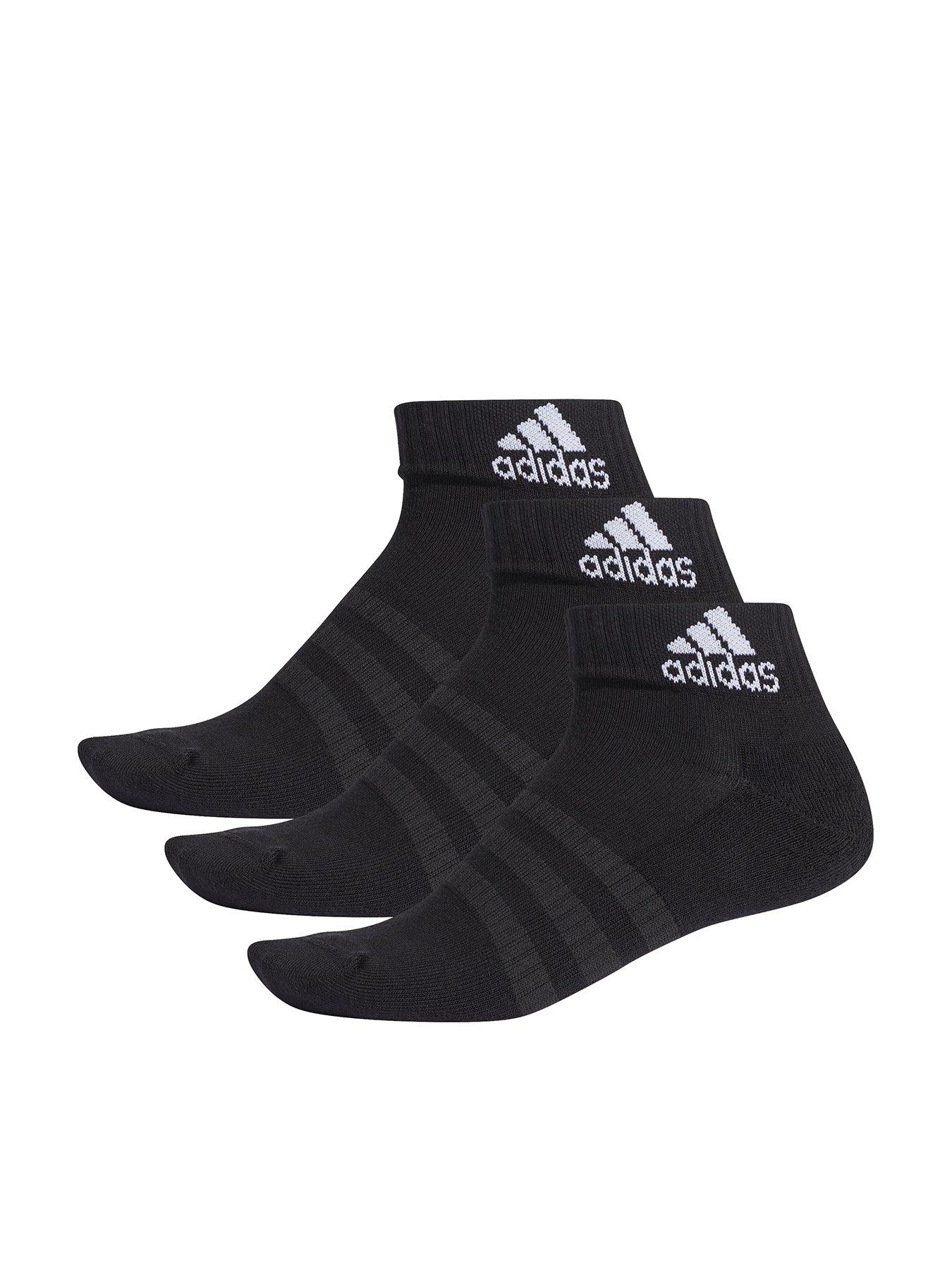 Image 1 of 1 of adidas 3&nbsp;Stripe Performance Ankle Sock 3pk - Black