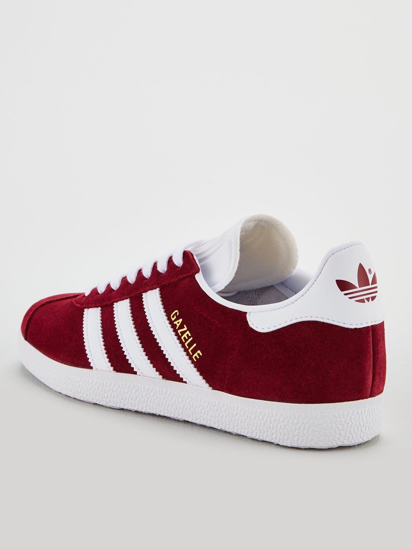 Gazelle Burgundy White