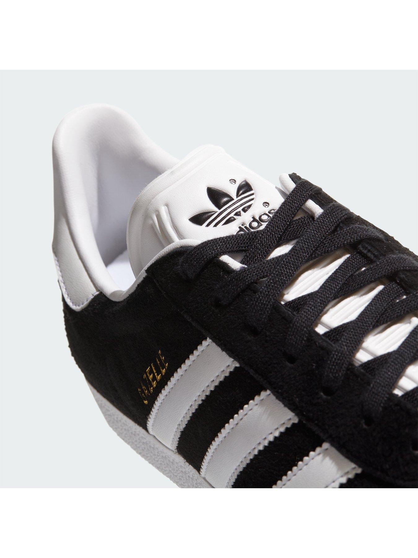 Image 6 of 6 of adidas Originals Gazelle - Black/White