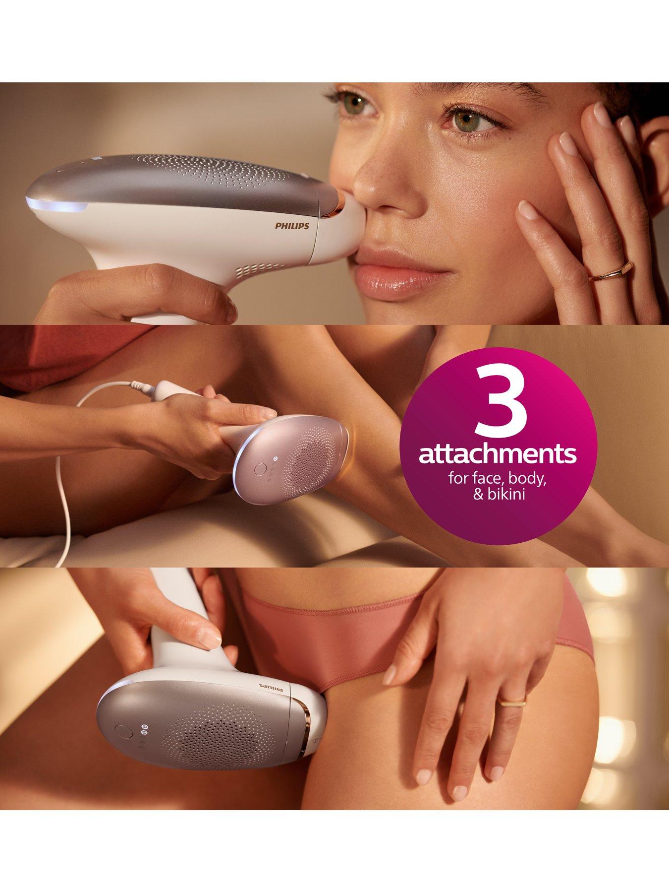 Image 5 of 6 of Philips Lumea IPL 7000 Series, corded with 3 attachments for Body, Face and Bikini with pen trimmer &ndash; BRI923/00
