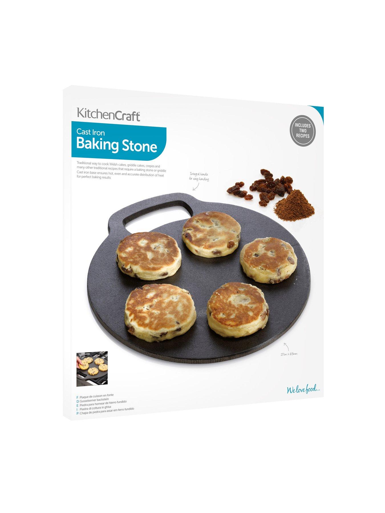 Image 2 of 5 of KitchenCraft Traditional Cast Iron Baking and Pizza Stone